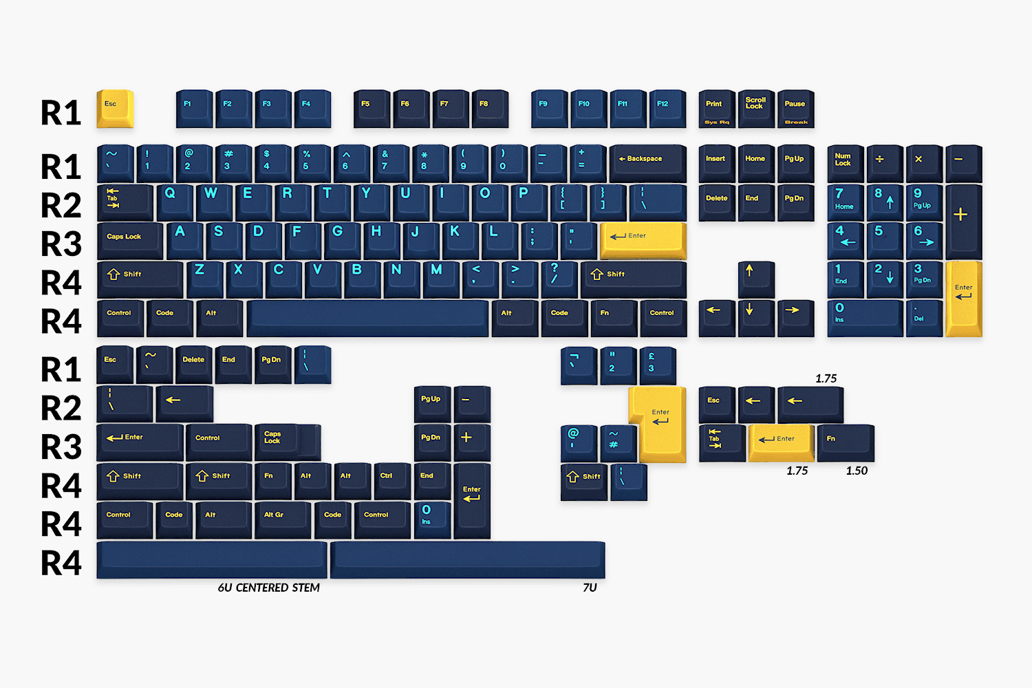 Massdrop x Zambumon GMK Nautilus Custom Keycap Set image 3