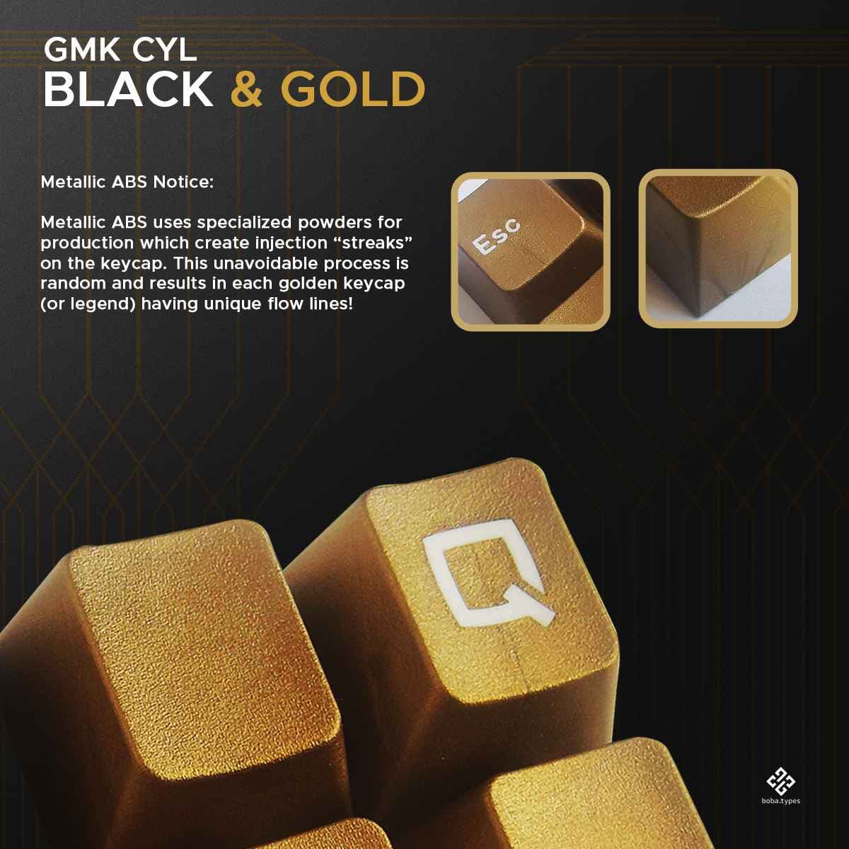 GMK CYL Black & Gold | GB live 'til 20th March - New deskmats/renders! image 31