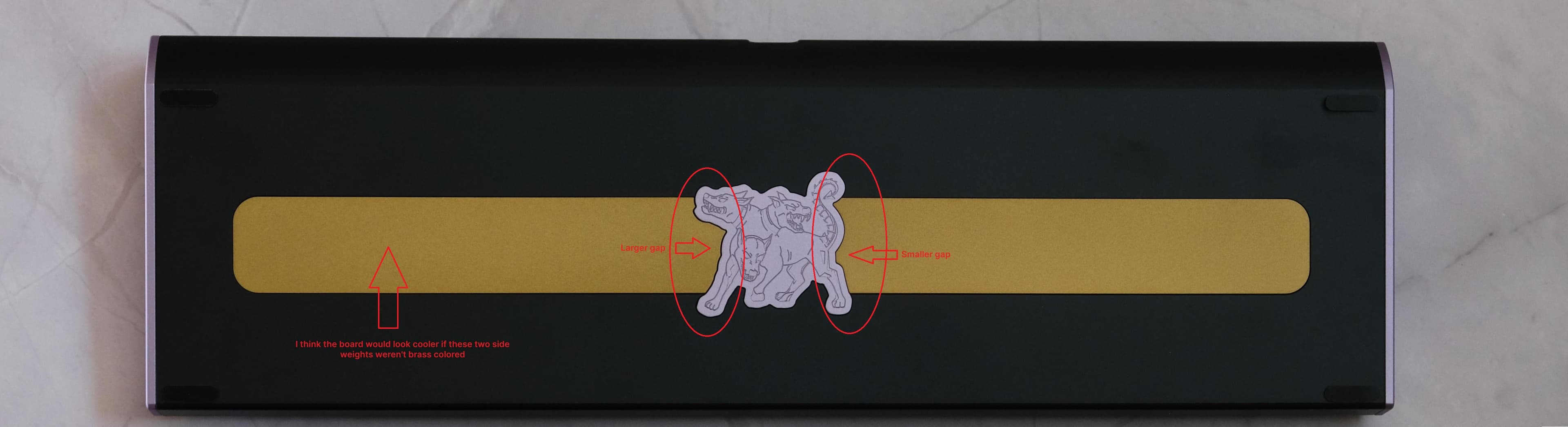 Cerberus FRL TKL Keyboard - With Glowing Eyes! image 18