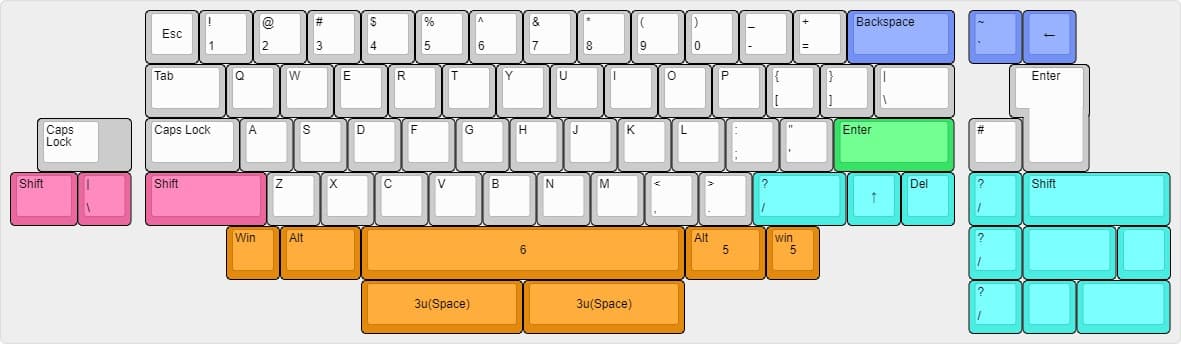 Doyu Studio Chiwi60 kit R2 - a 60% kit [DLC Stainless Steel][ED Aluminum] image 11