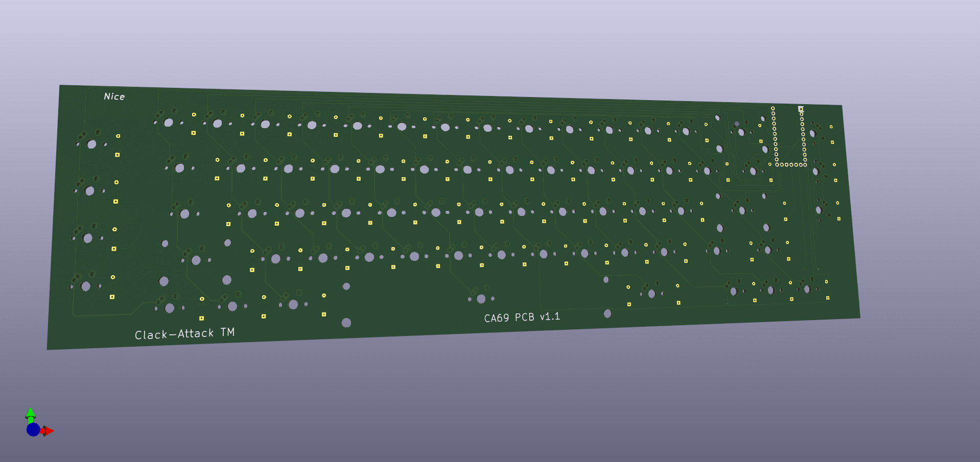 Clack-Attack Nice69 v2 Kit w/ CA69 PCB (GB Currently Open!) image 5