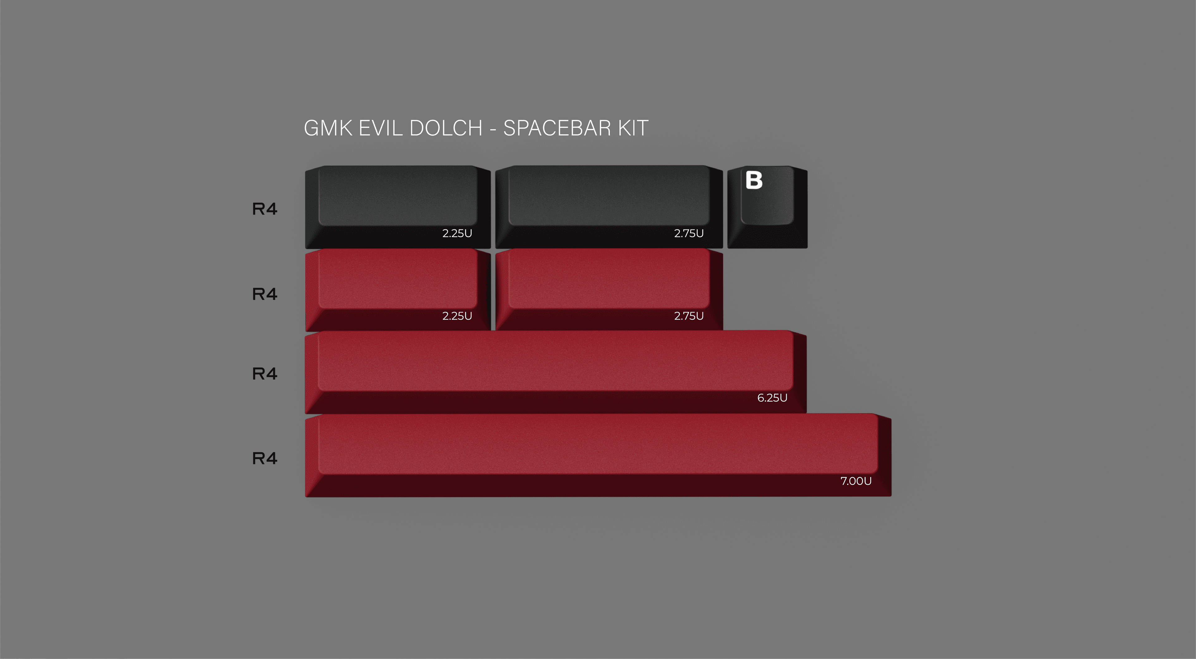 GMK Evil Dolch - The Split / 60% BASE KIT STARTS AT 39USD image 12