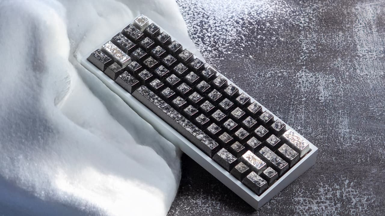Awekeys Full Metal Keycaps Set: Wild Ice - Live Now image 29