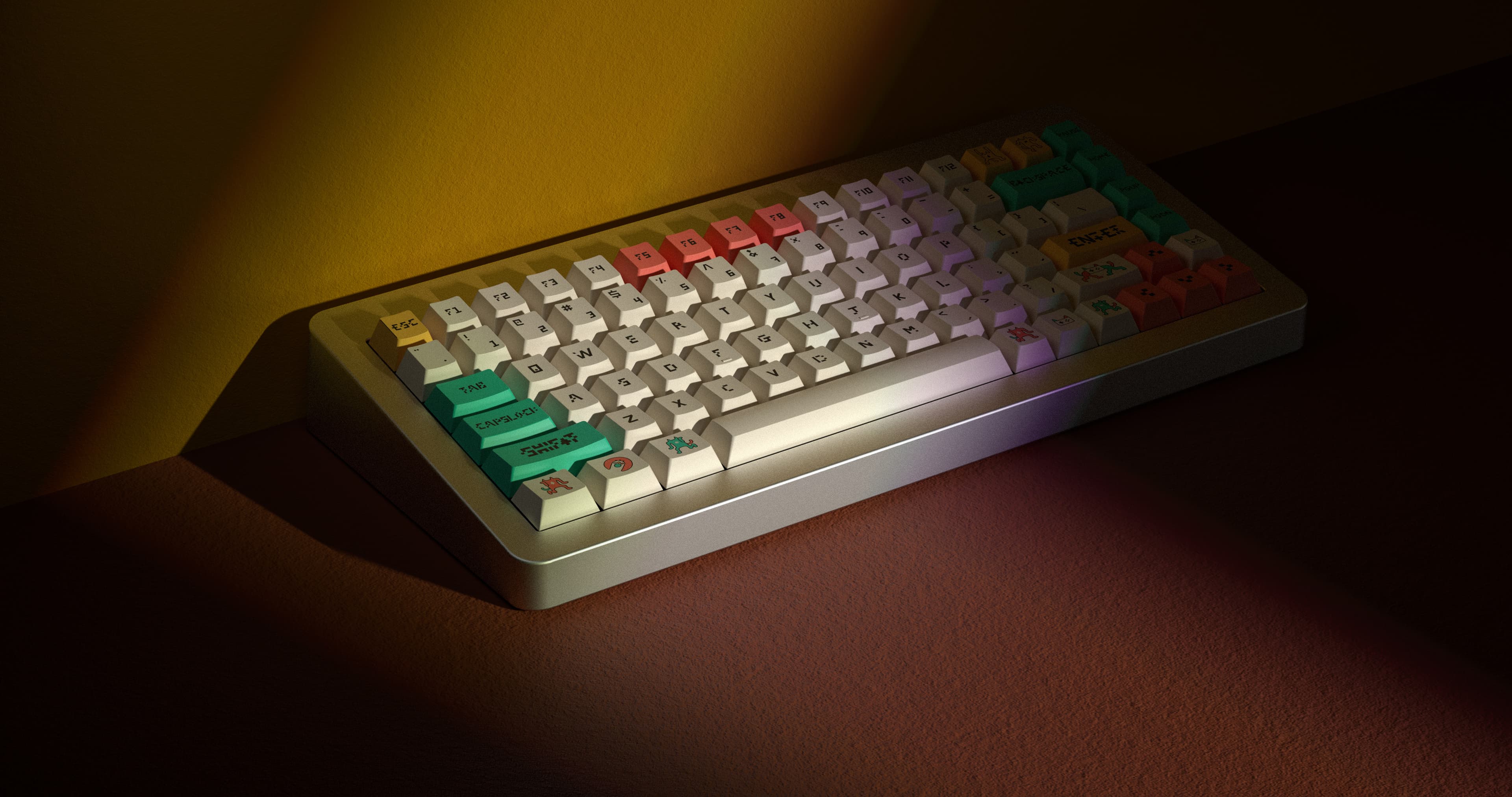 Dancing Cat Keycap Set | Angry Miao | Cherry Profile image 4