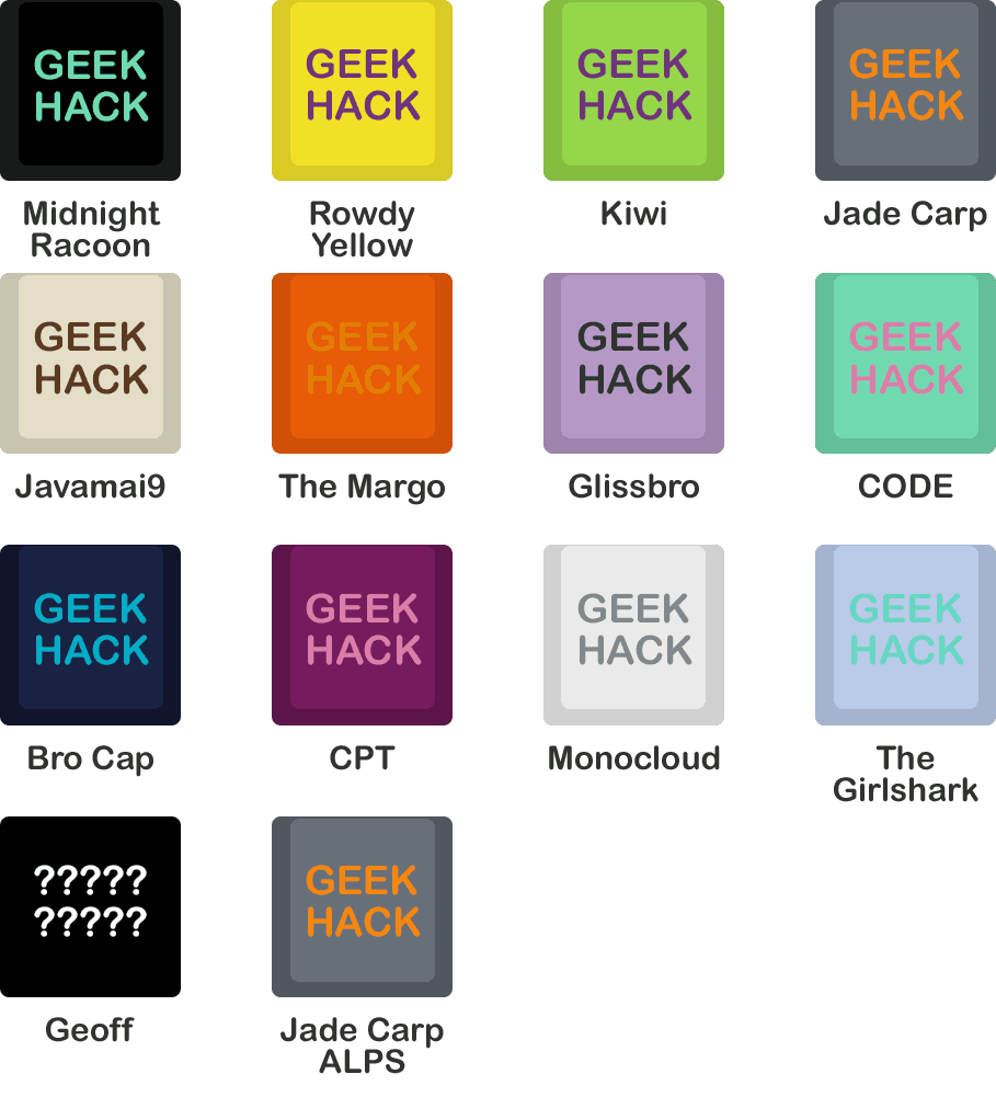 (GB) geekhack key EXTRAVAGANZA (shipped) image 2