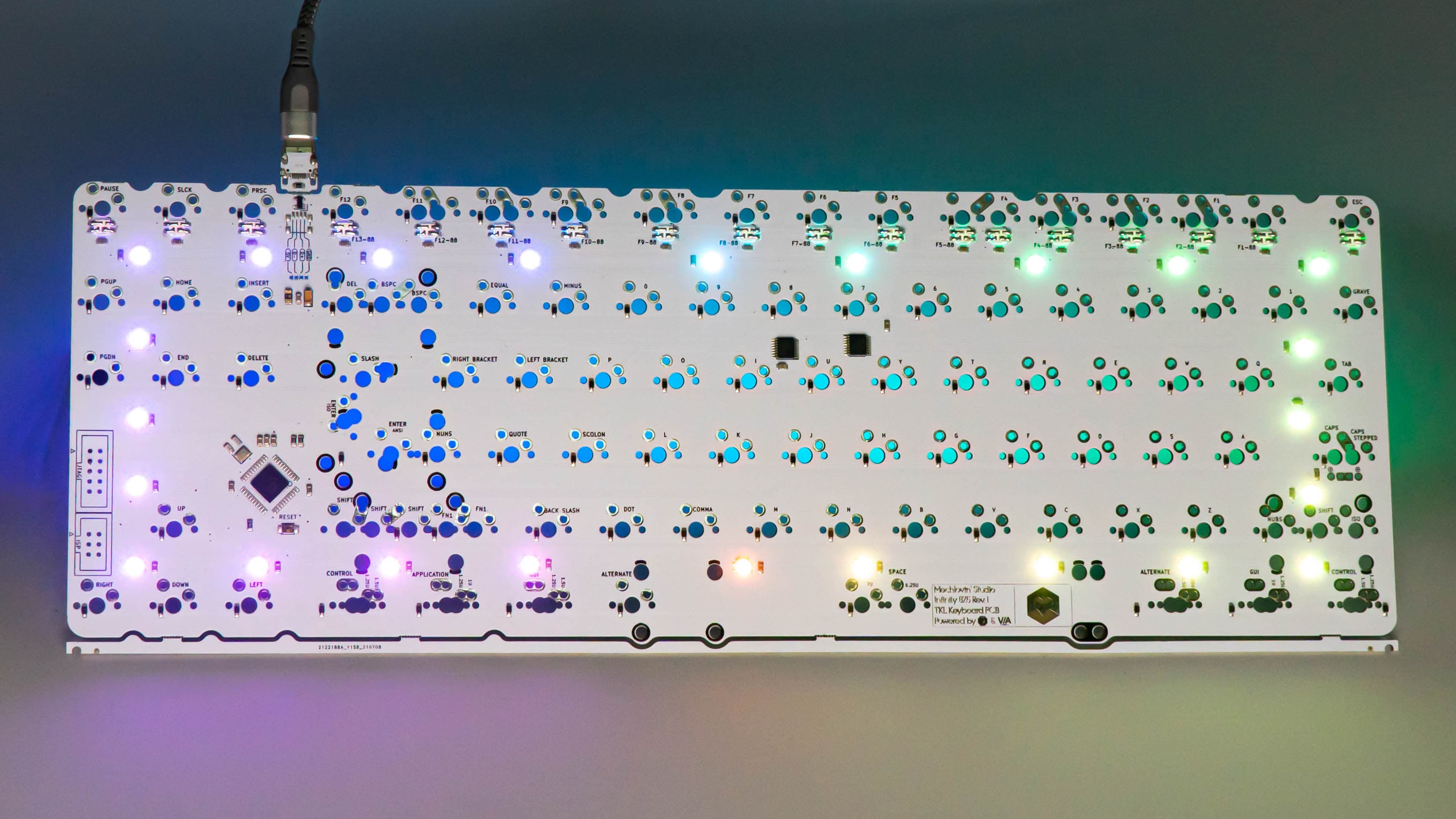 Mechlovin' Infinity87.5 - F12 & F13 TKL Compatible PCB image 2