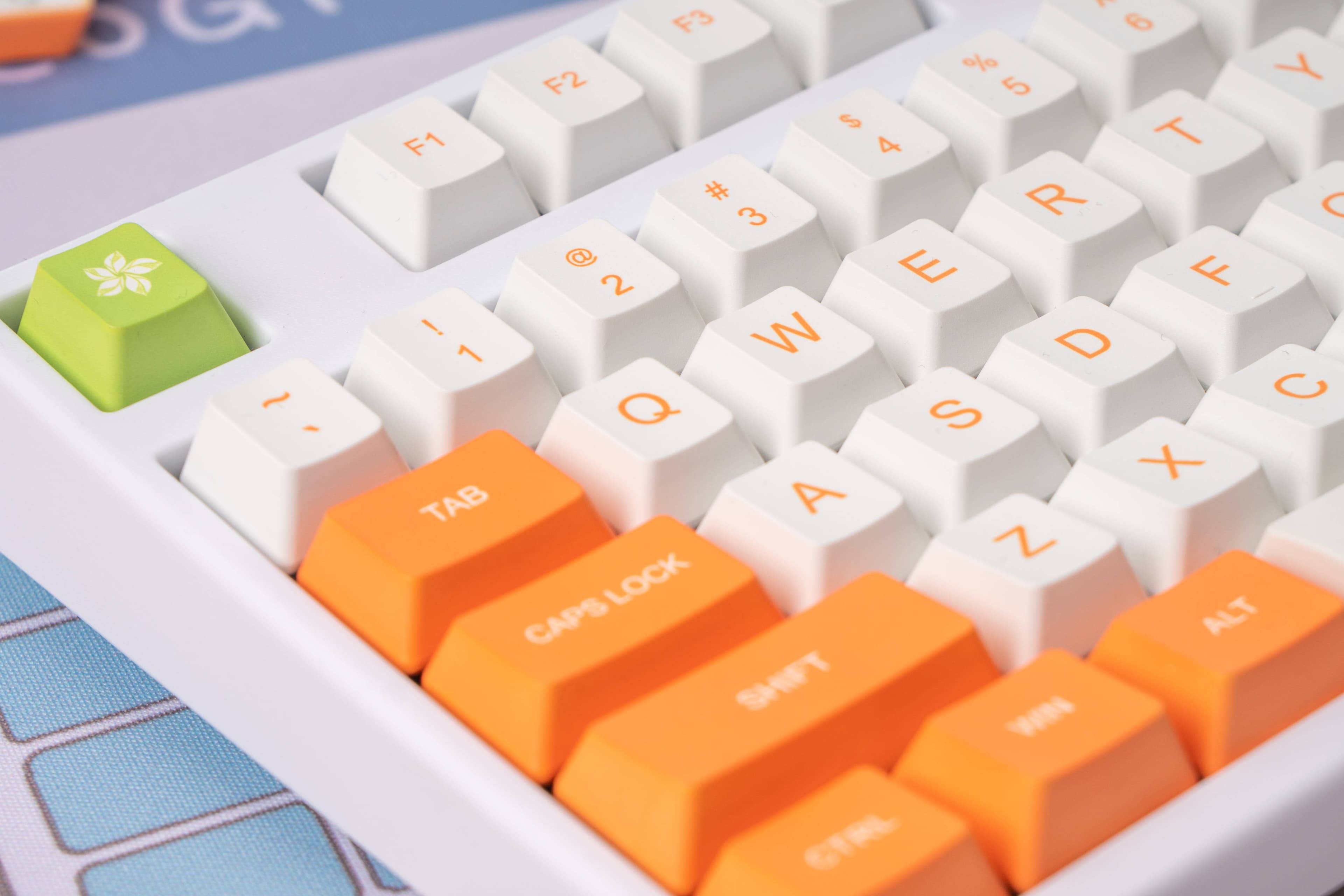 Momoka Sugar Orange PBT Keycaps image 6