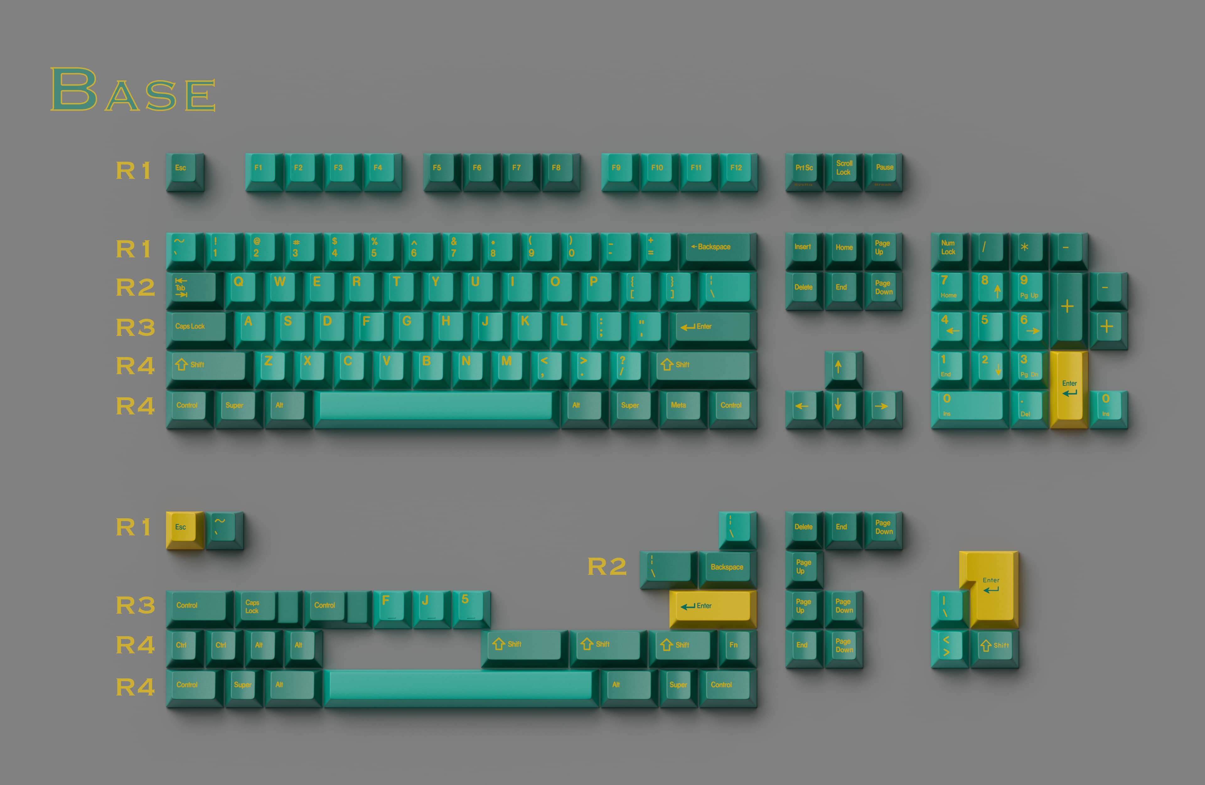 GMK Baltic and Gateron x Baltic Ink v2 switch (GB closed)