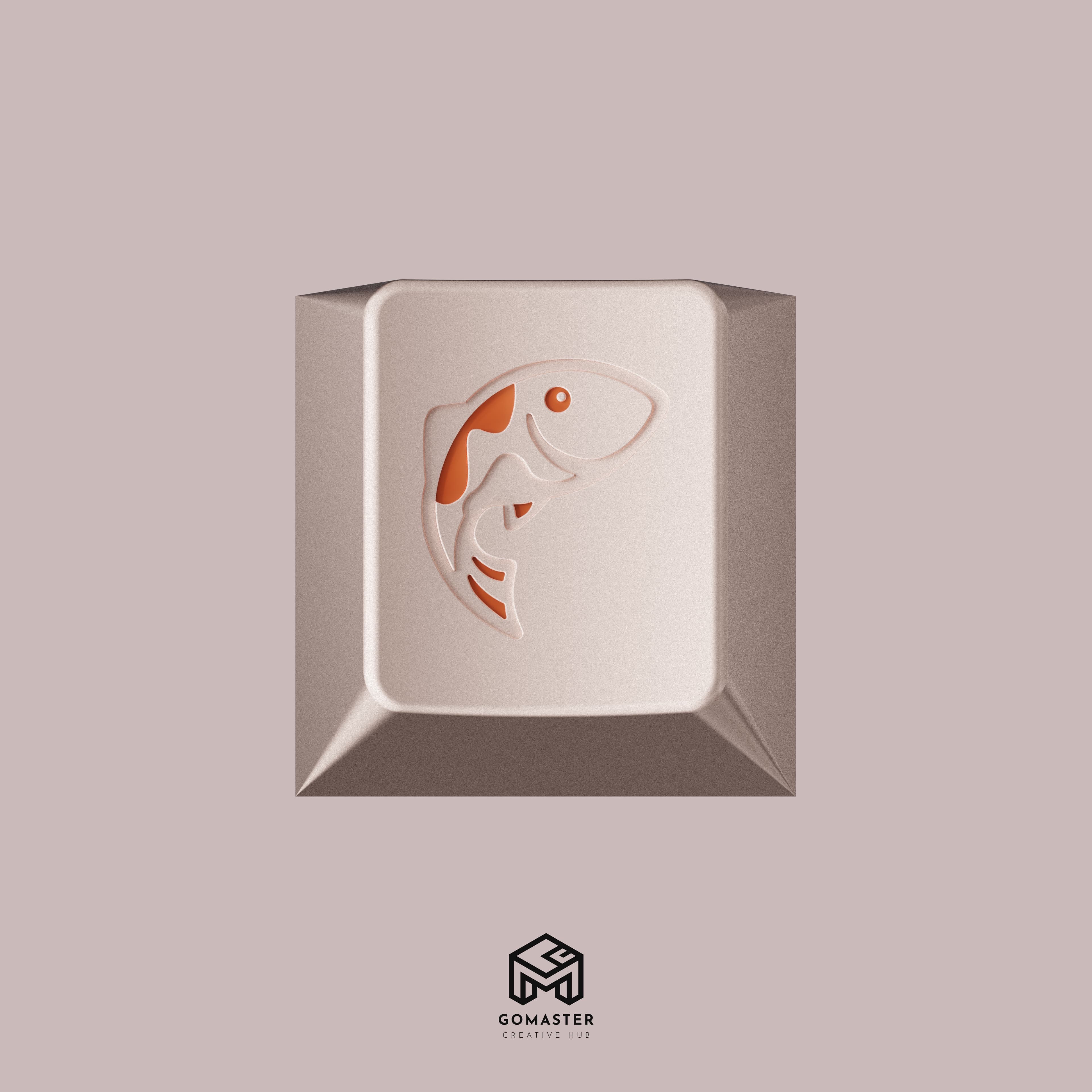 GoMaster Salmon: Reborn R2 Keycaps image 17