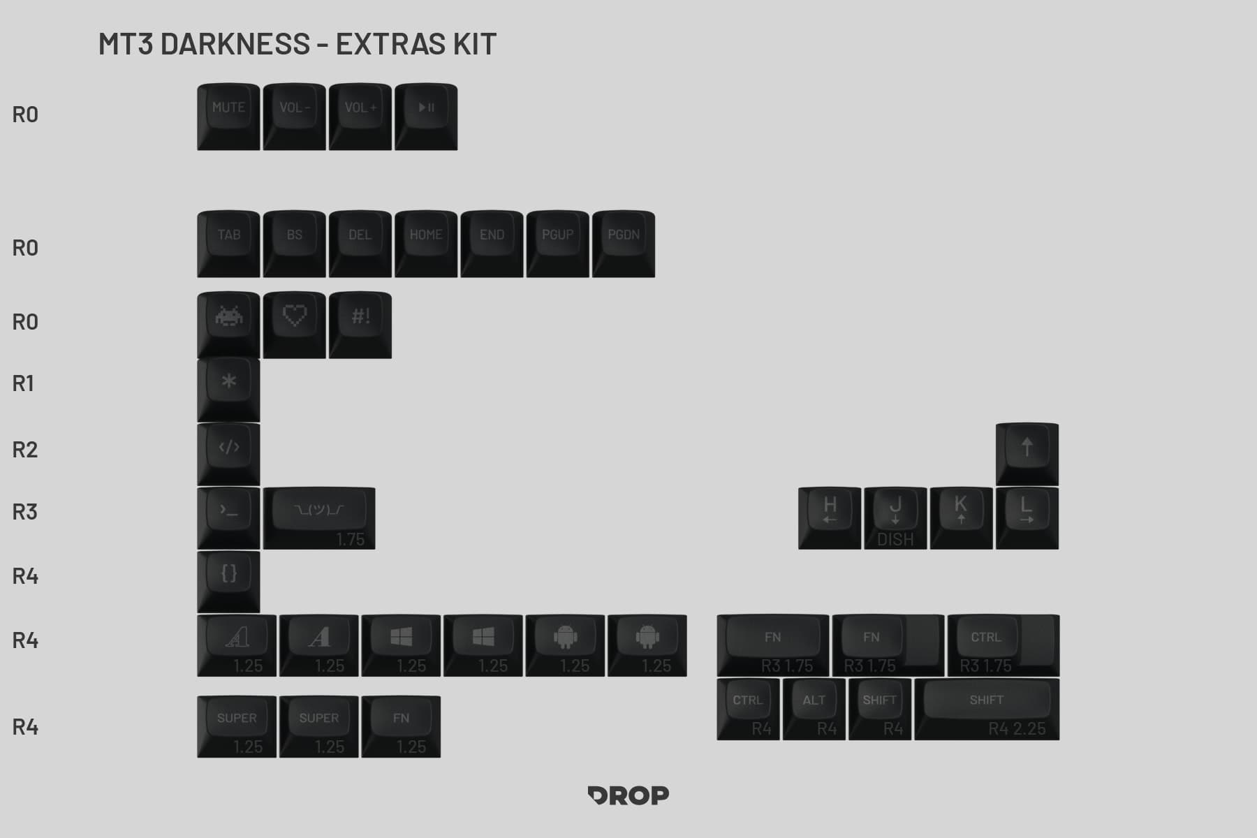 [Preorder] MT3 Darkness Keycap Set image 6