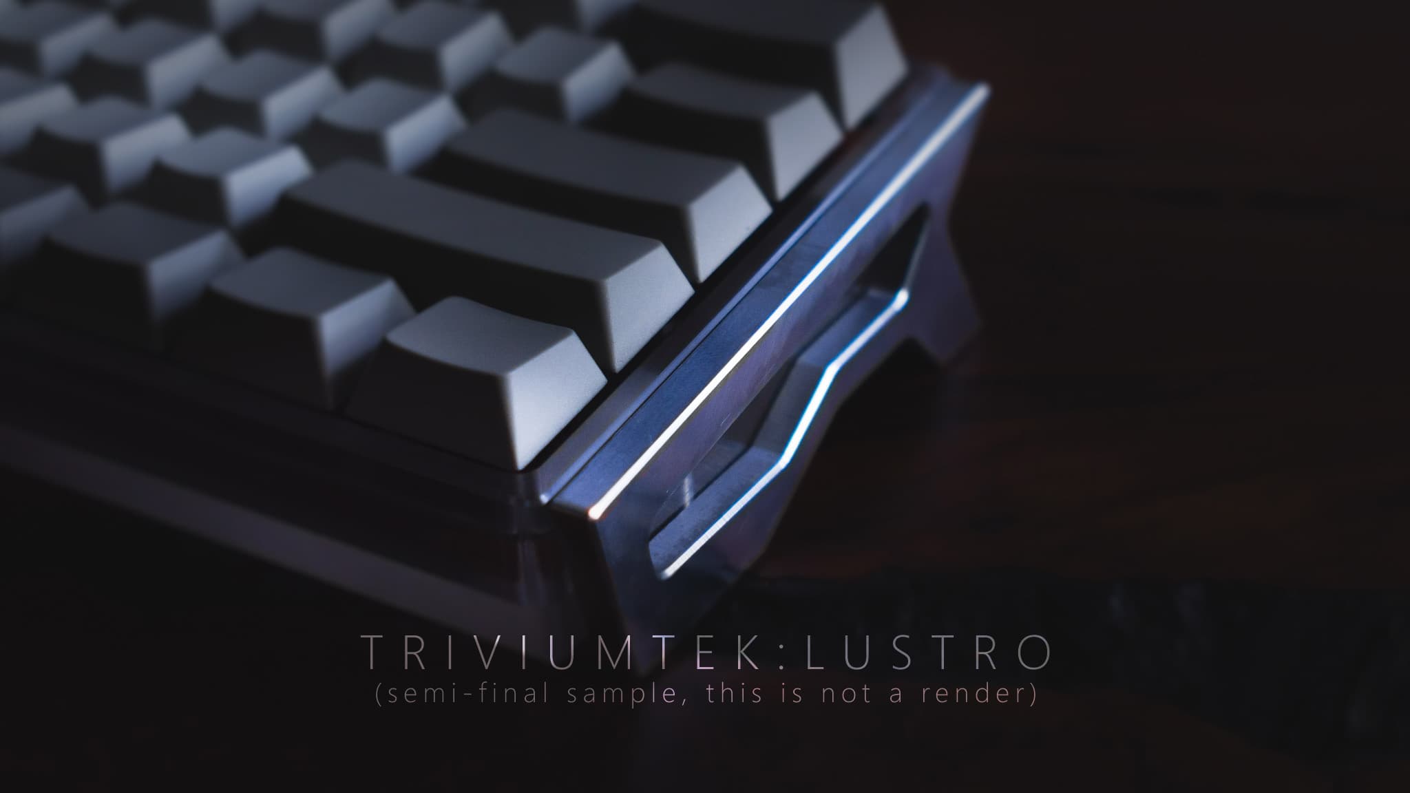LUSTRO Aluminum + Acrylic Custom 60% Case [Packing] image 2