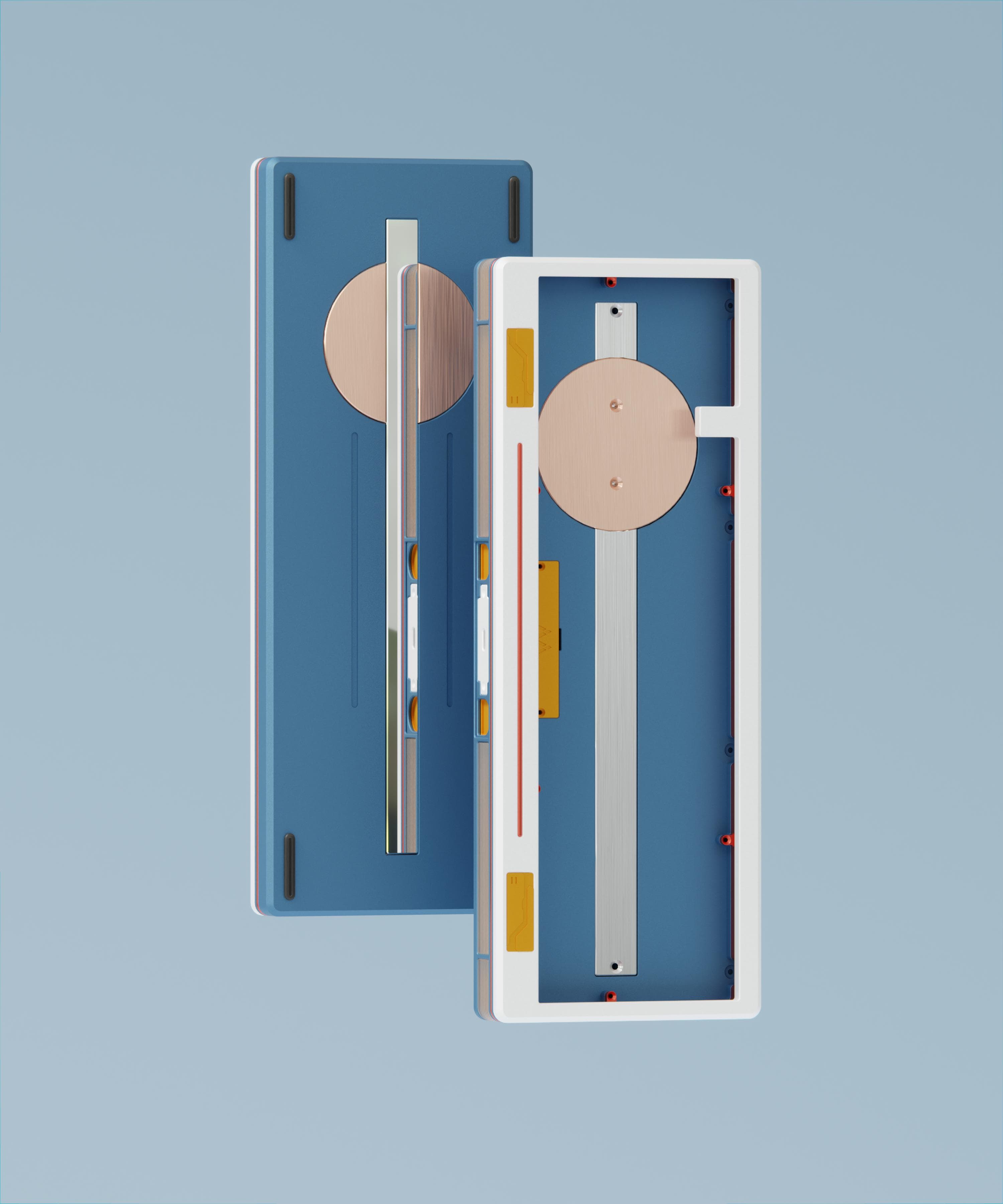 [GB completed] W70 | A keyboard with car tail light image 15