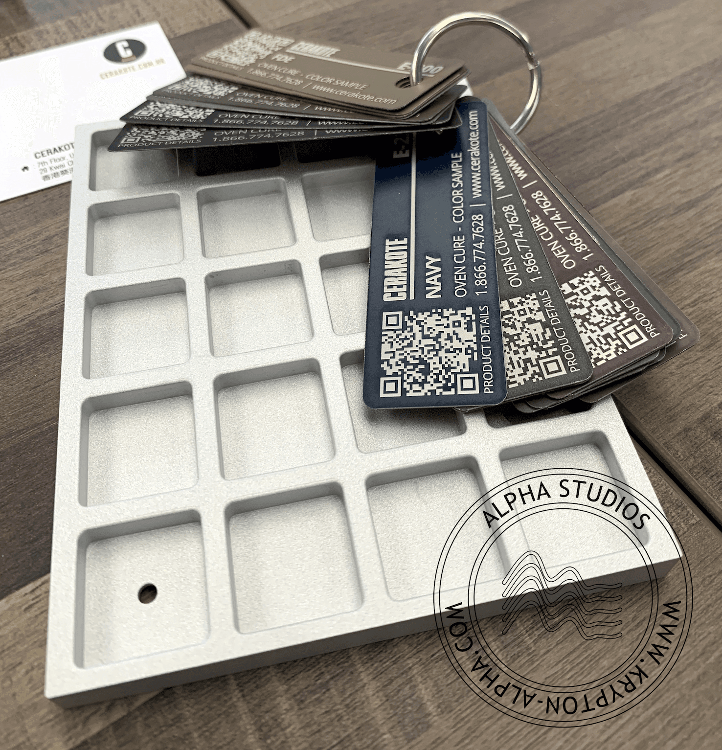 [Pre-Order] Krypton Alpha T19A Artisan Tray. Aluminium & Cerakote™ with Badge image 17