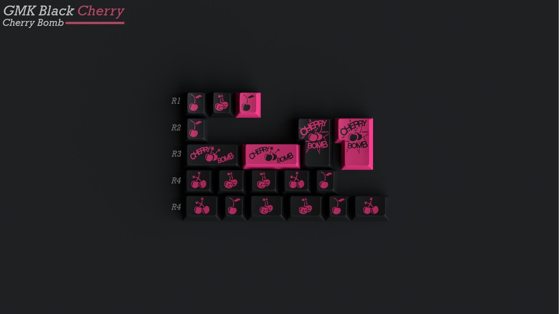 GMK Black Cherry | CN AND SEA VENDOR ADDED!, Deskmat Design Changed image 8