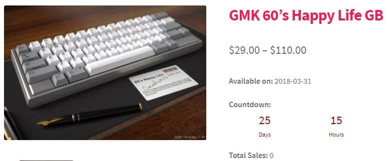 GMK 60's Happy Life Keycap Set (Not meet MOQ / GB Drop) image 9