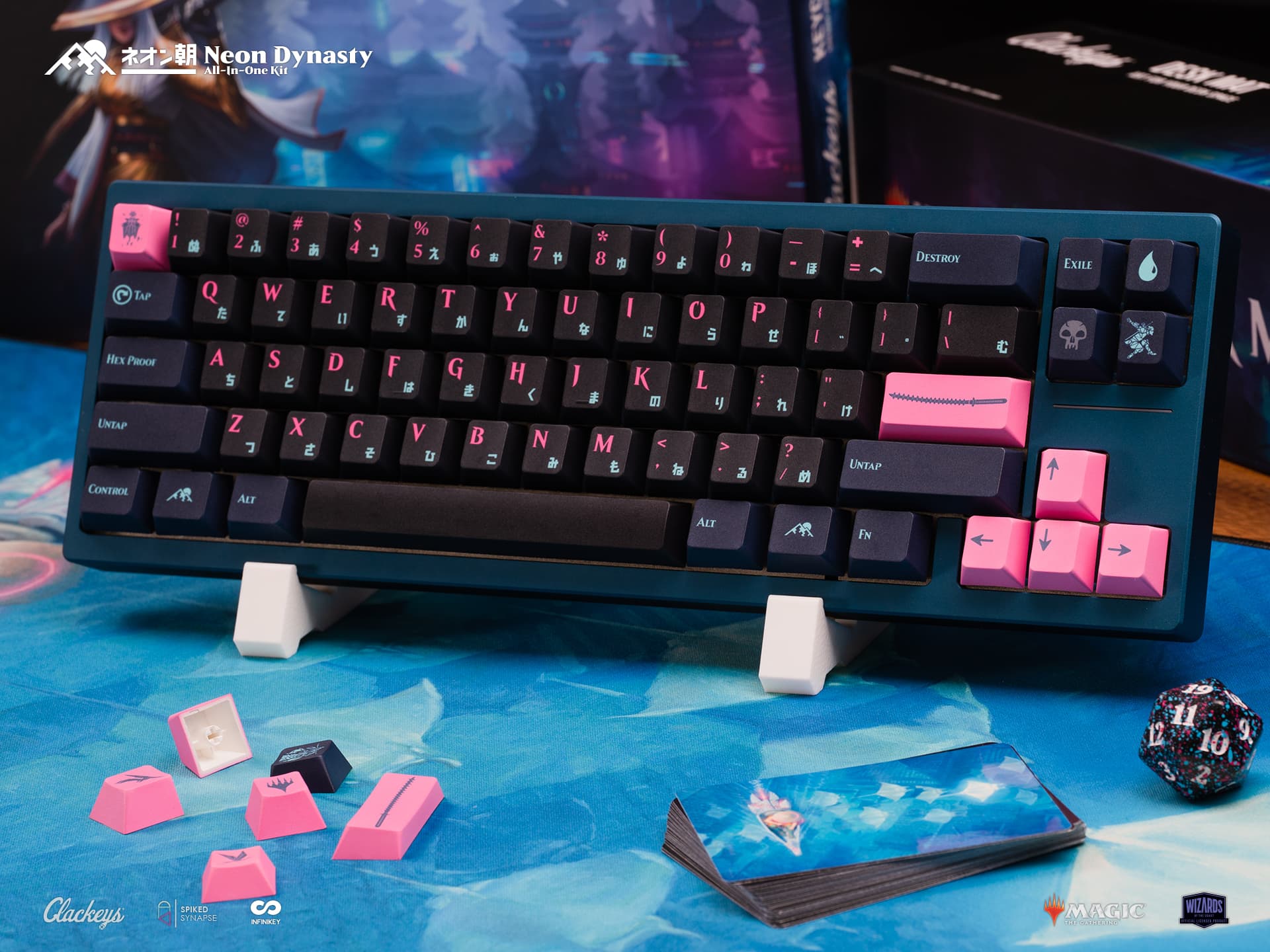 IFK Neon Dynasty - Official Magic The Gathering Keycap Set: 100% Delivered image 12