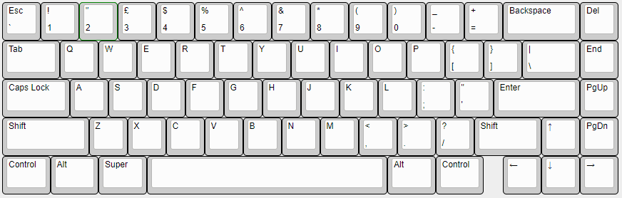 KS65 - 65% board with a distinctive design image 4