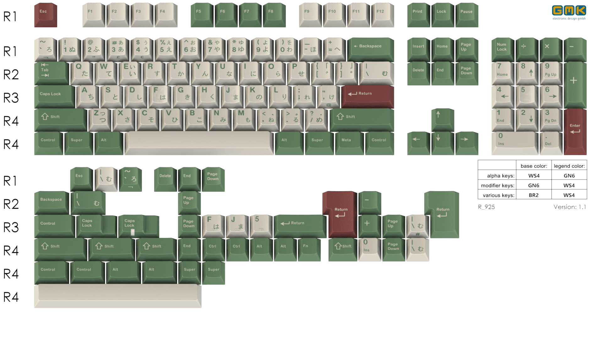 GMK Camping r2 (shipped)