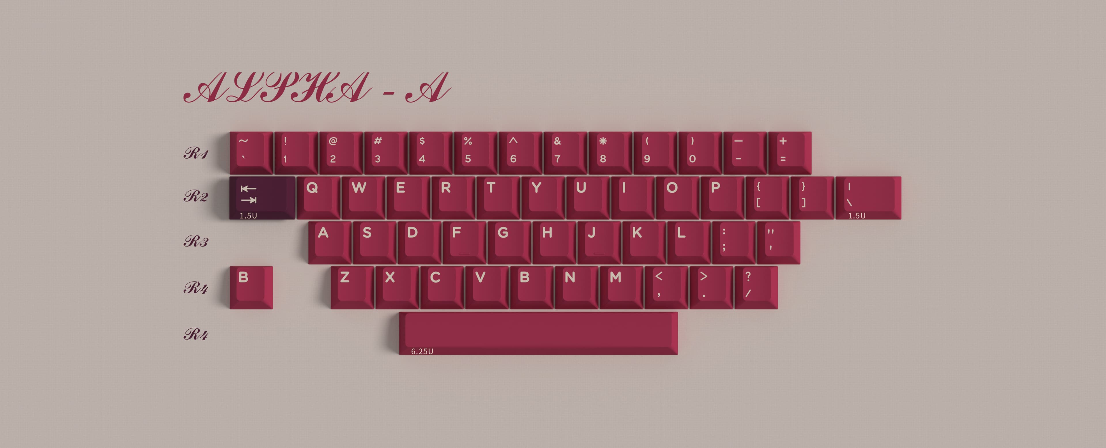 Zero-G Studio X DMK ABS double shot theme keycap "Red Velvet" image 6