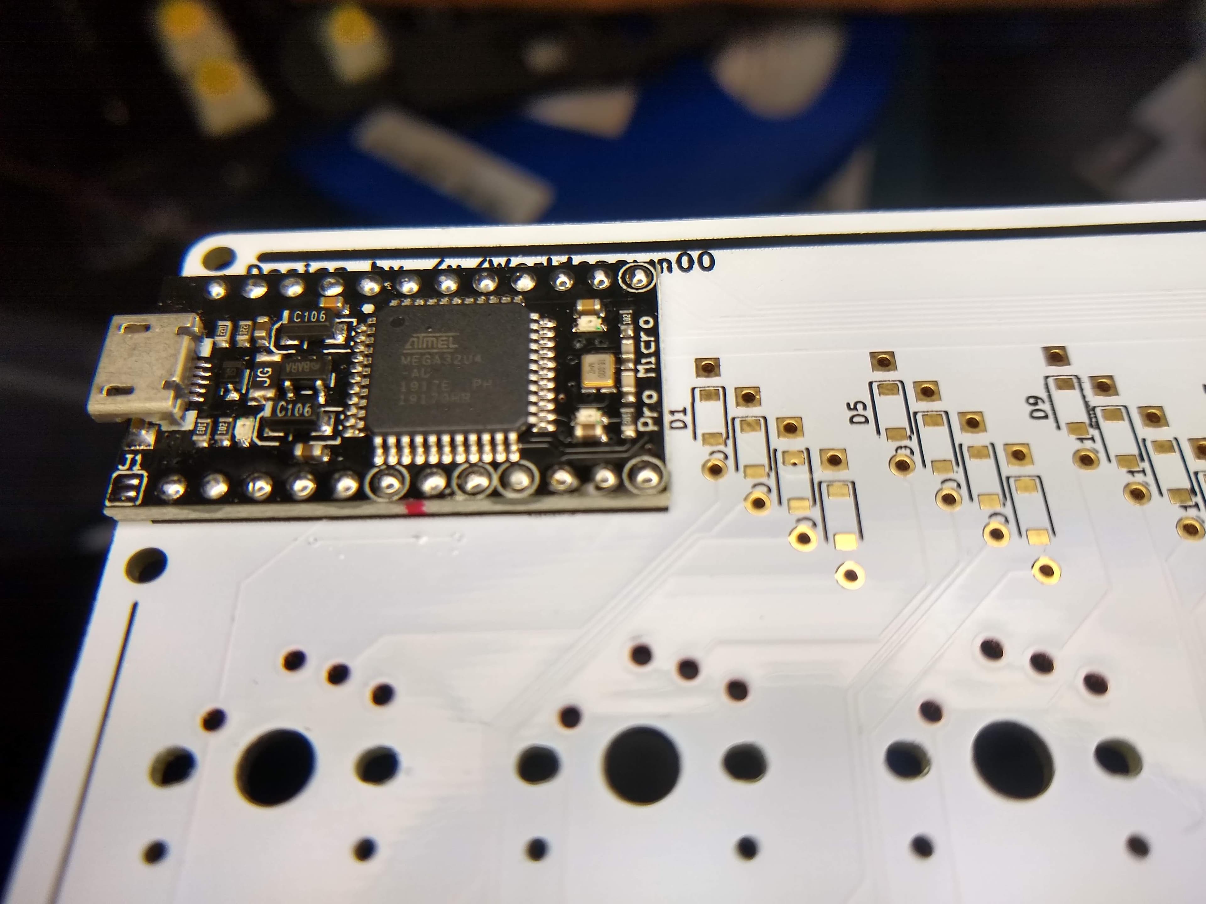 Houndstooth Split Plaid/RoMac style keyboard kits and PCBs (Complete) image 17