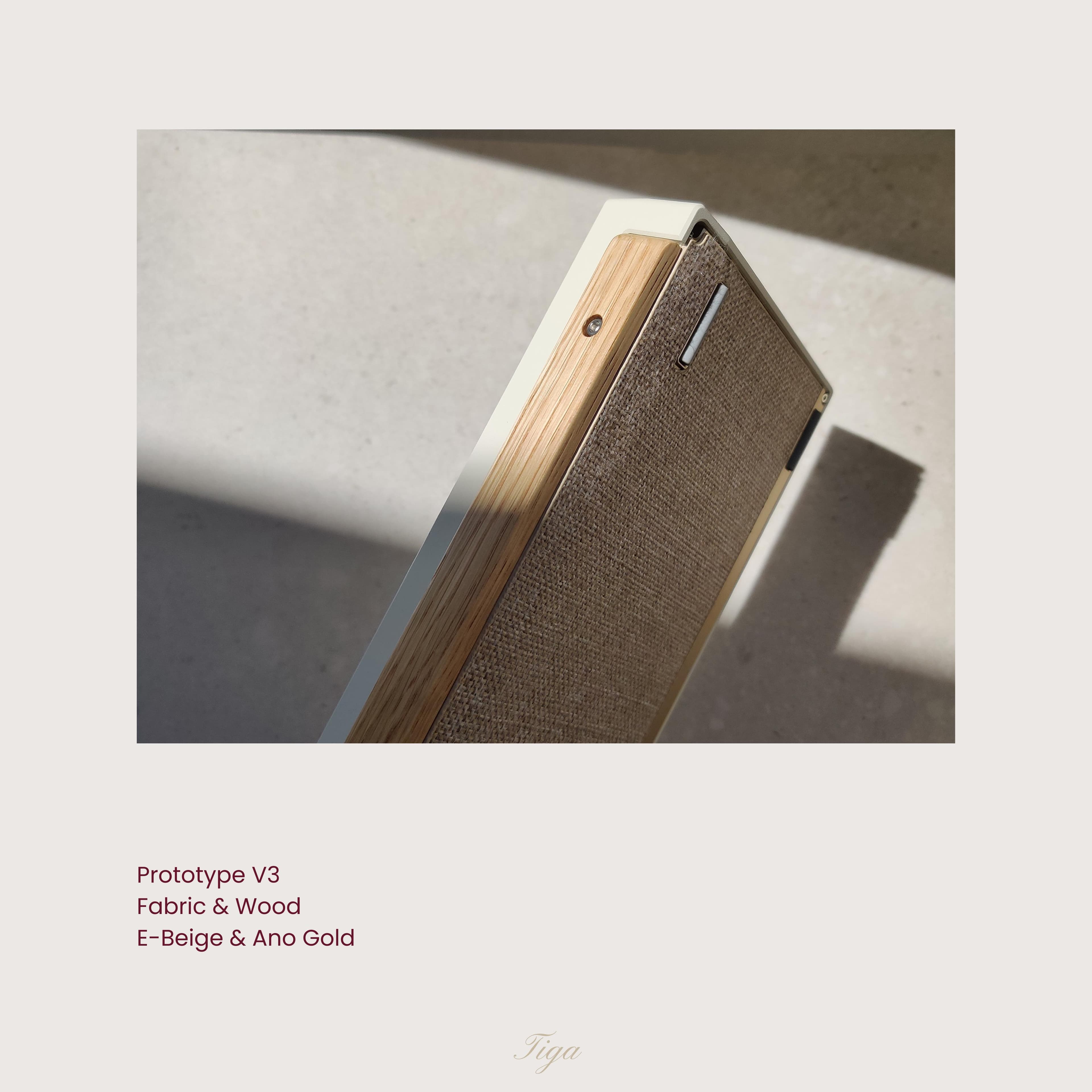 Tiga by Machina ||| Wireless HG board with wood, fabric and more image 4