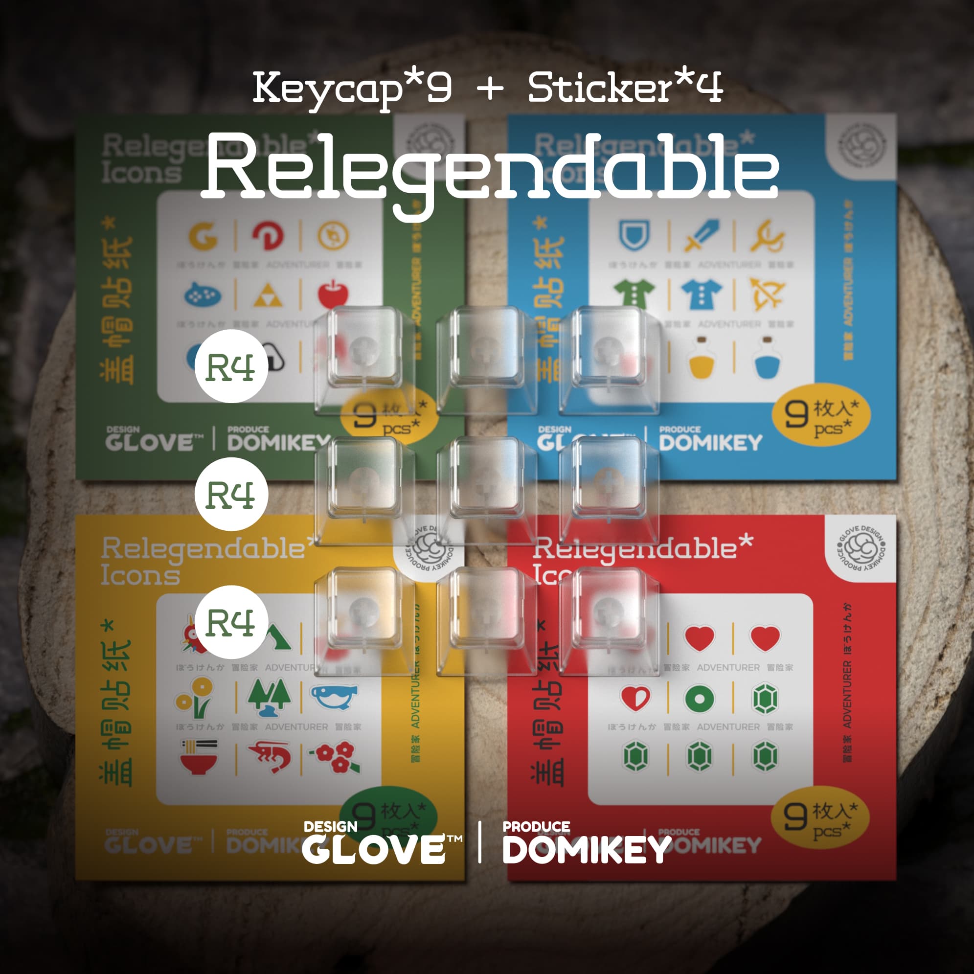 Domikey Adventurer keycaps image 34