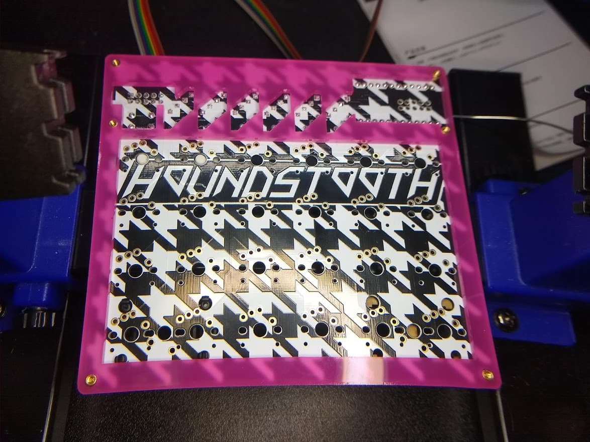 Houndstooth Split Plaid/RoMac style keyboard kits and PCBs (Complete) image 23