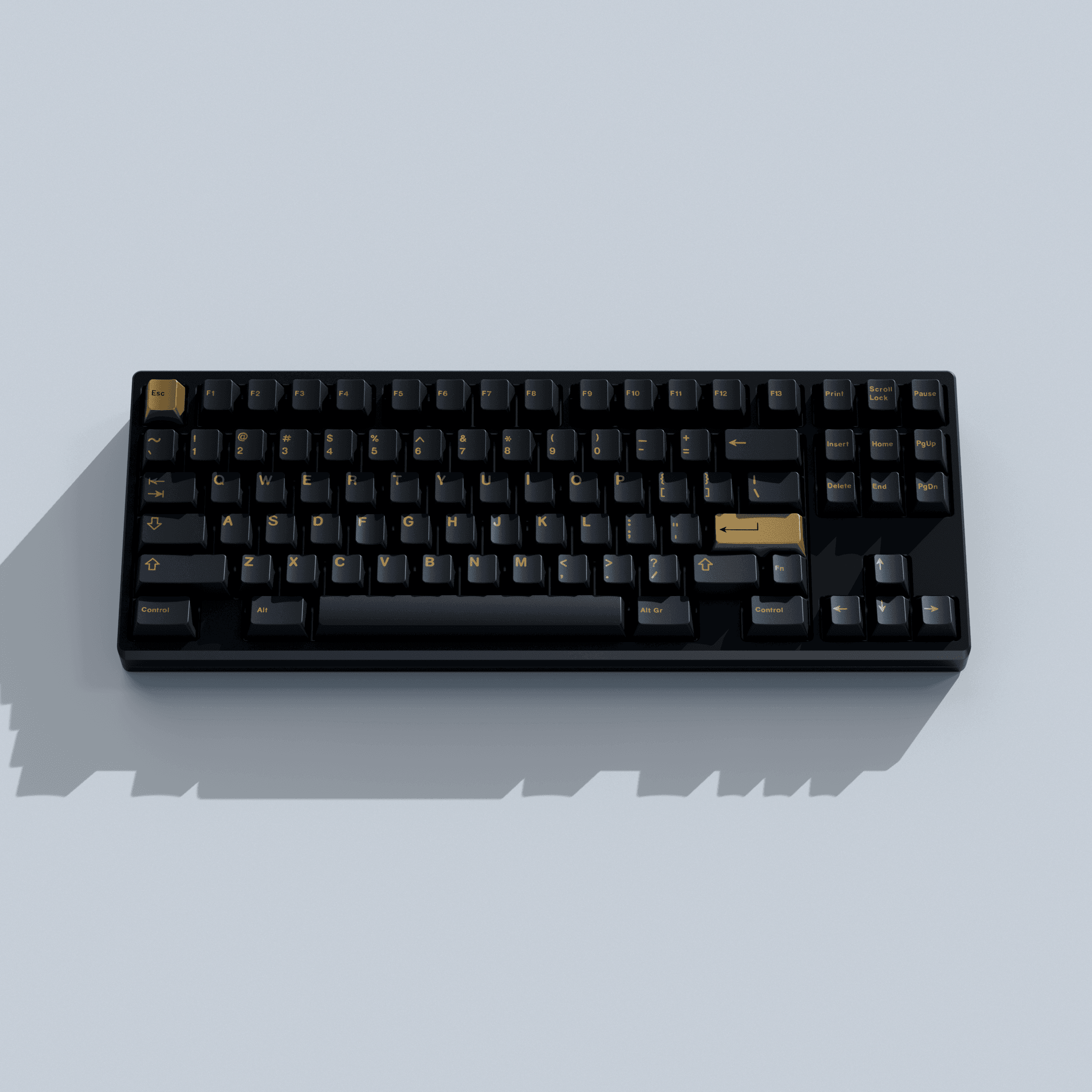 GMK CYL Black & Gold | GB live 'til 20th March - New deskmats/renders! image 24