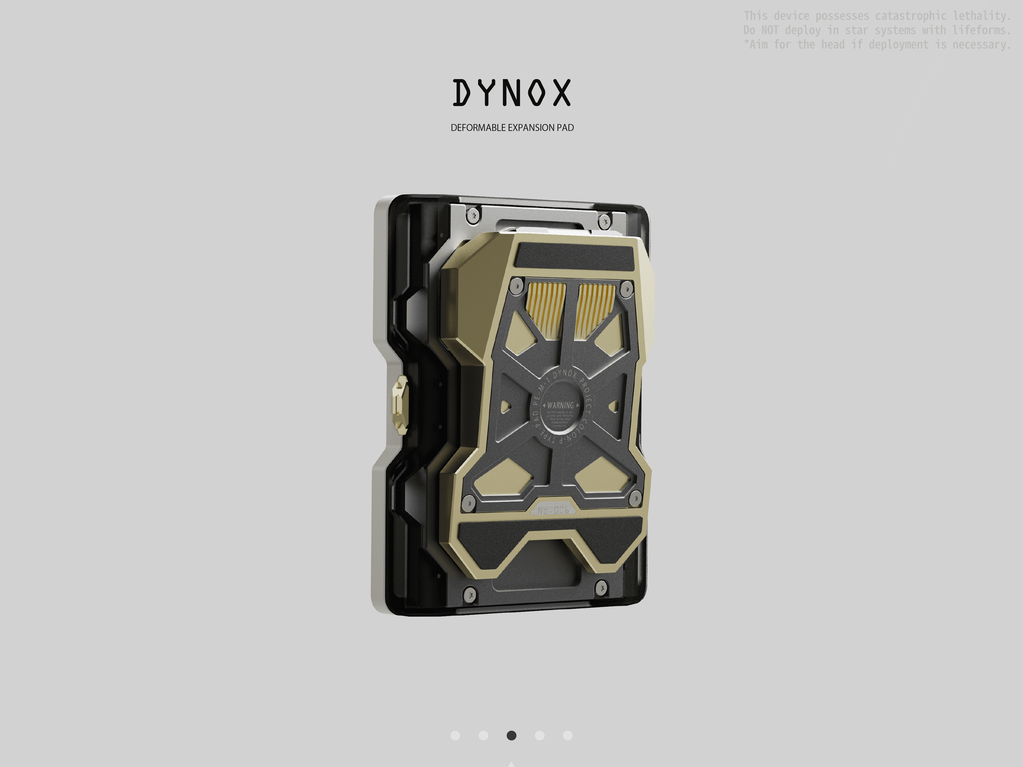 PCP 「DYNOX」Mechanical structure PAD image 5