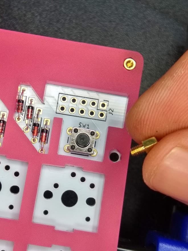 Houndstooth Split Plaid/RoMac style keyboard kits and PCBs (Complete) image 20