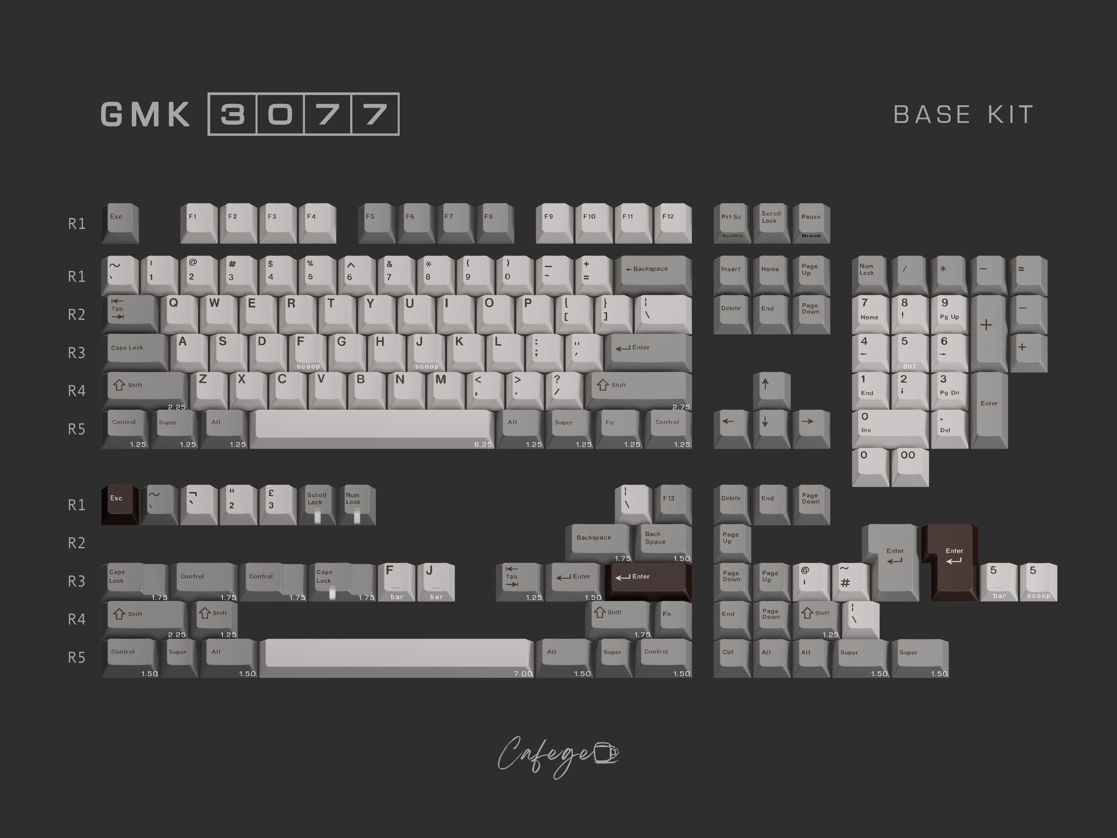 GMK 3077 (Previously Brown on Beige)