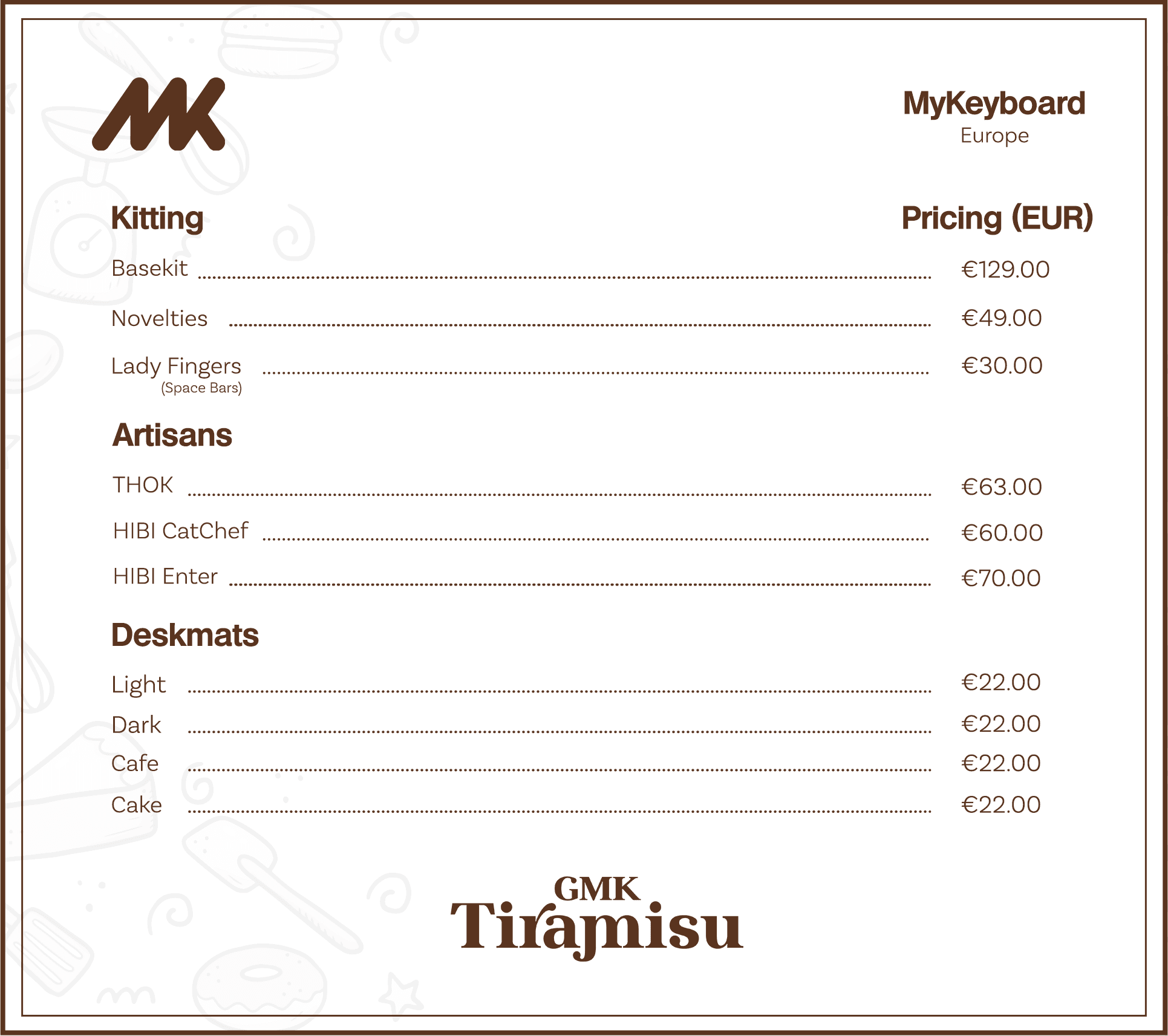 GMK Tiramisu | GMK color sample image 4