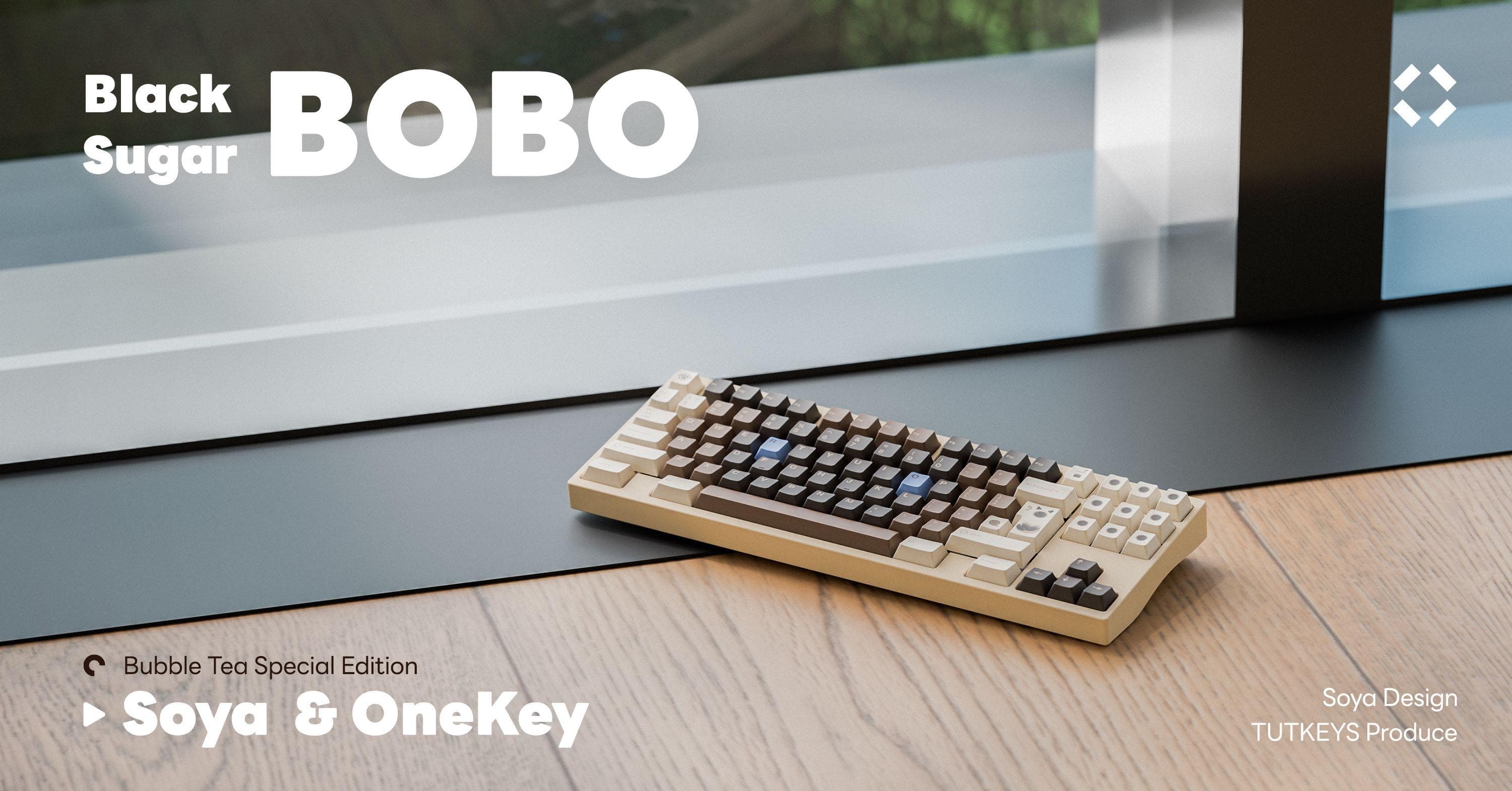 TUTKEYS Black Sugar Bobo Keycaps