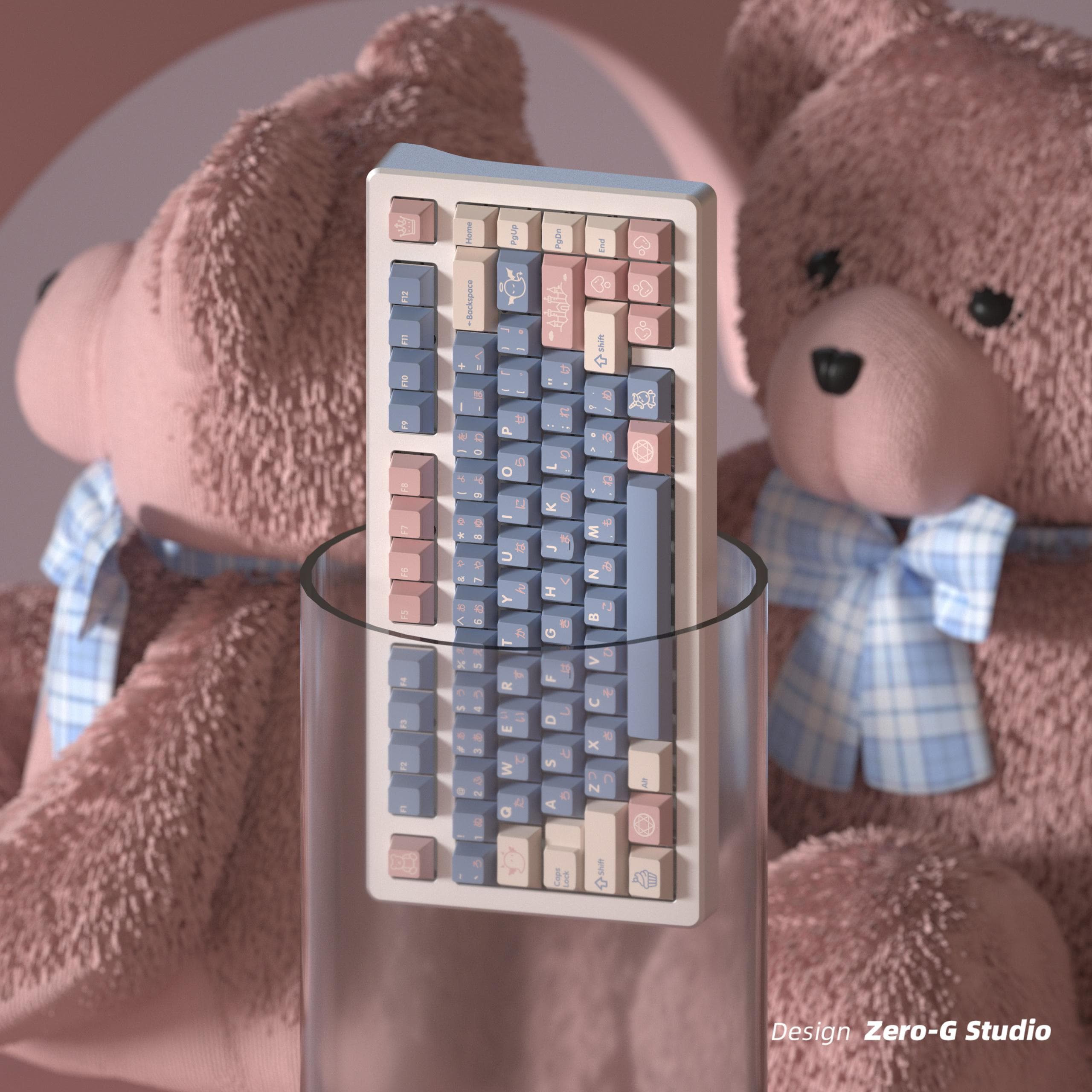 Domikey "Gift" Triple Shot Cherry Profile Keycap Set by Zero-G Studio image 25