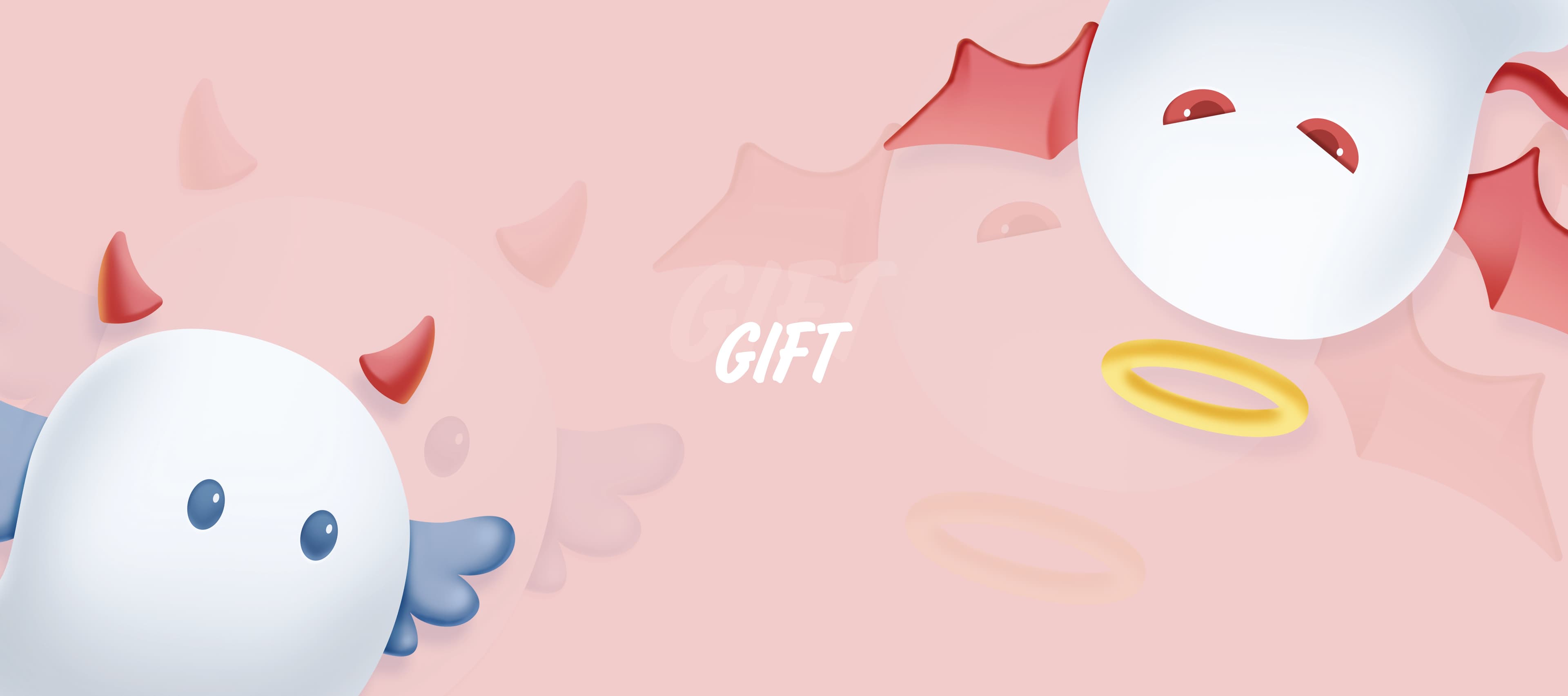 Domikey "Gift" Triple Shot Cherry Profile Keycap Set by Zero-G Studio image 16