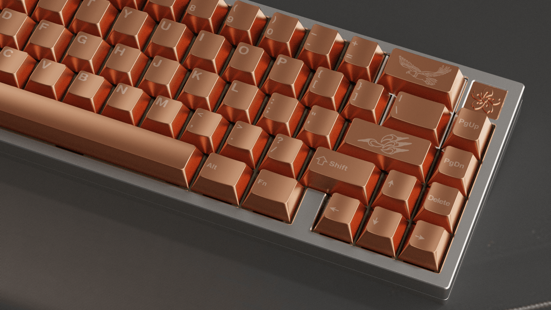 Awekeys Metal Keycaps Set | The Copper Eagle image 7