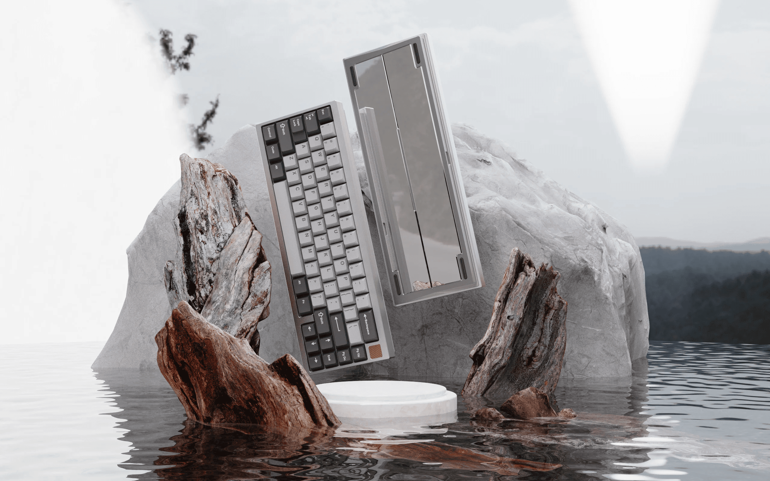 KV1-65%-65% Layout QMK/VIA Support Screwless Keyboard image 2