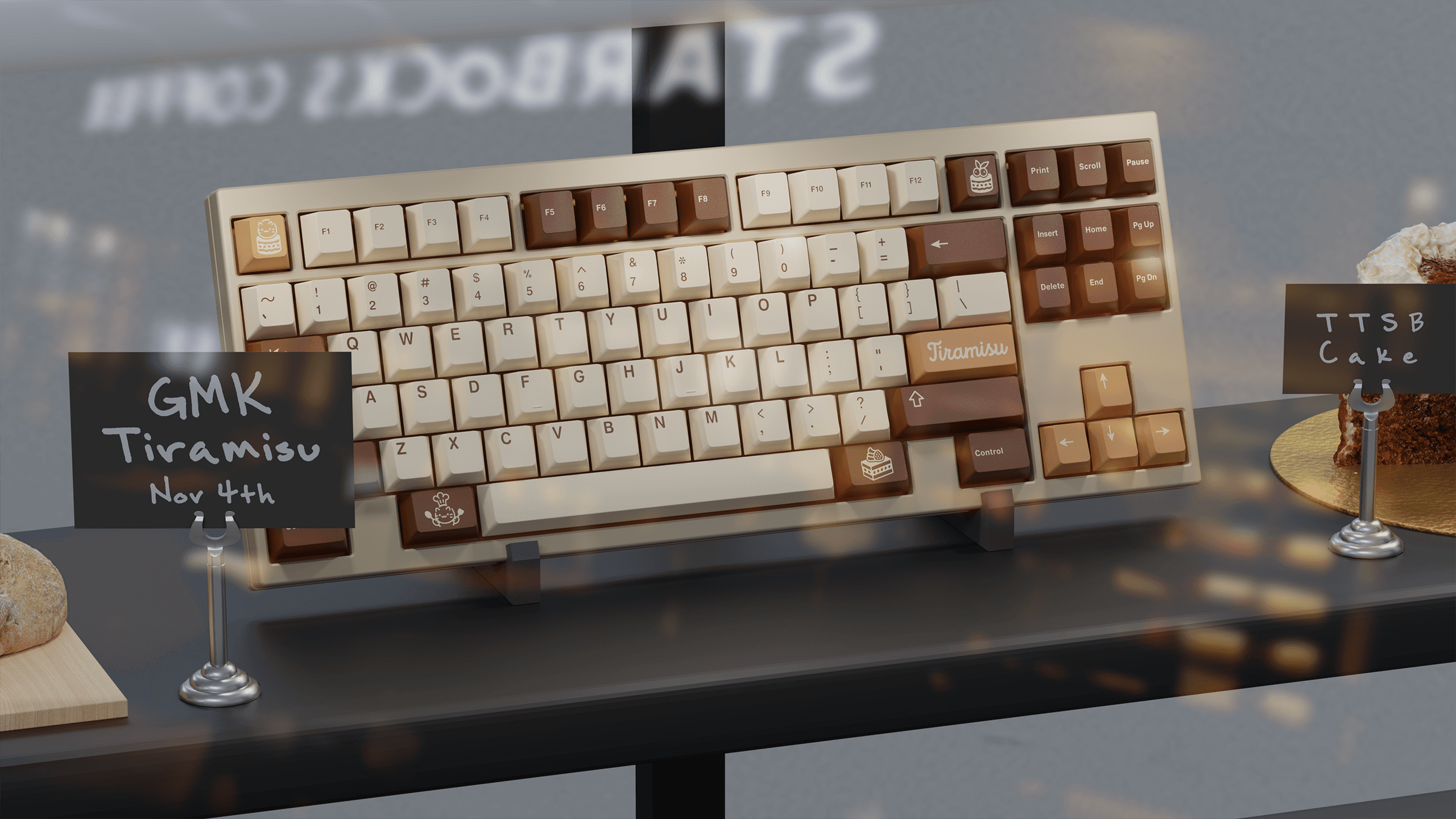 GMK Tiramisu | GMK color sample