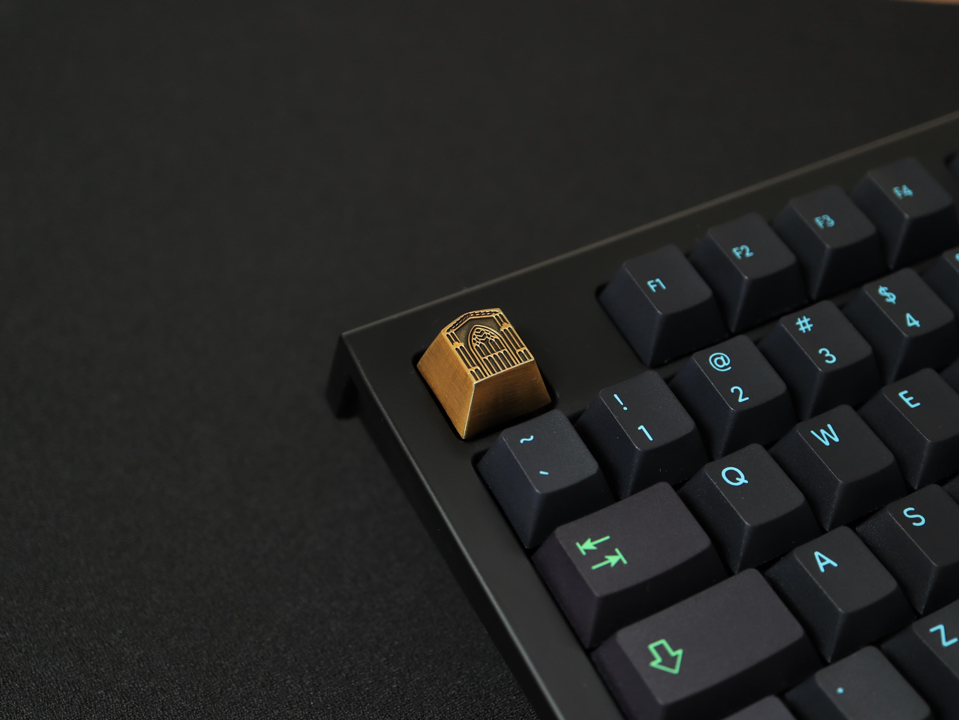 [In-Stock] Gothic Keycap Metal Artisan Release - Terra Keycaps image 4