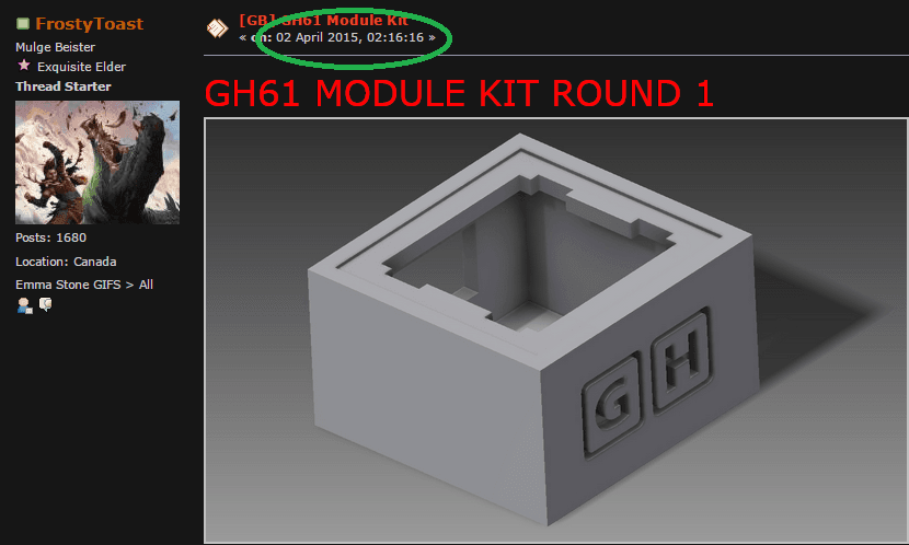 [SKAM] GH61 Module Kit image 5