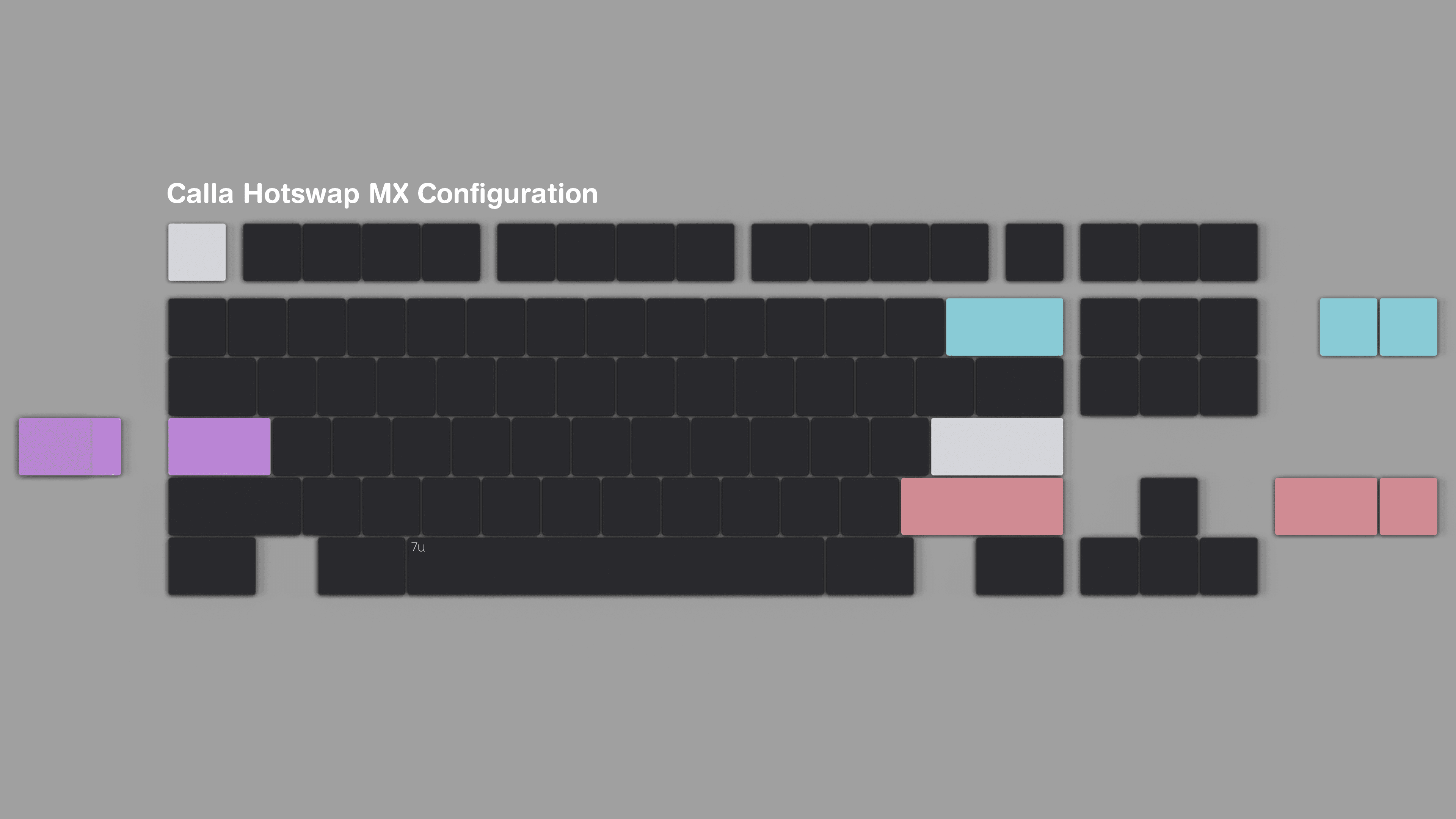 Calla - F13 TKL w/ reduced switch spacing [Shipping] image 22