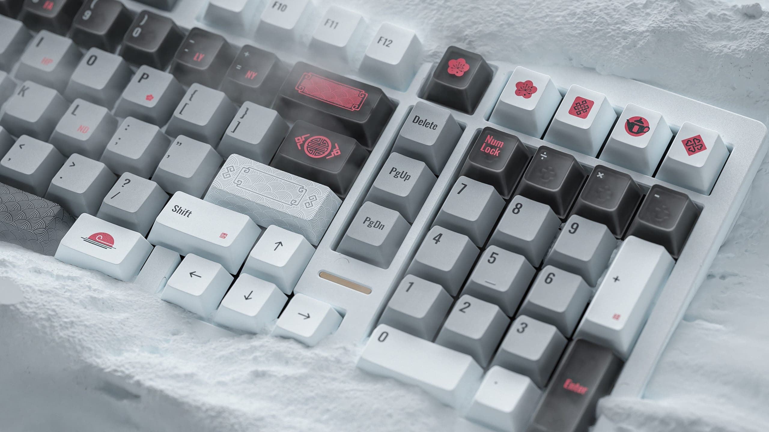 ALOHAKB AUSICIOUS SNOW Keycaps image 9