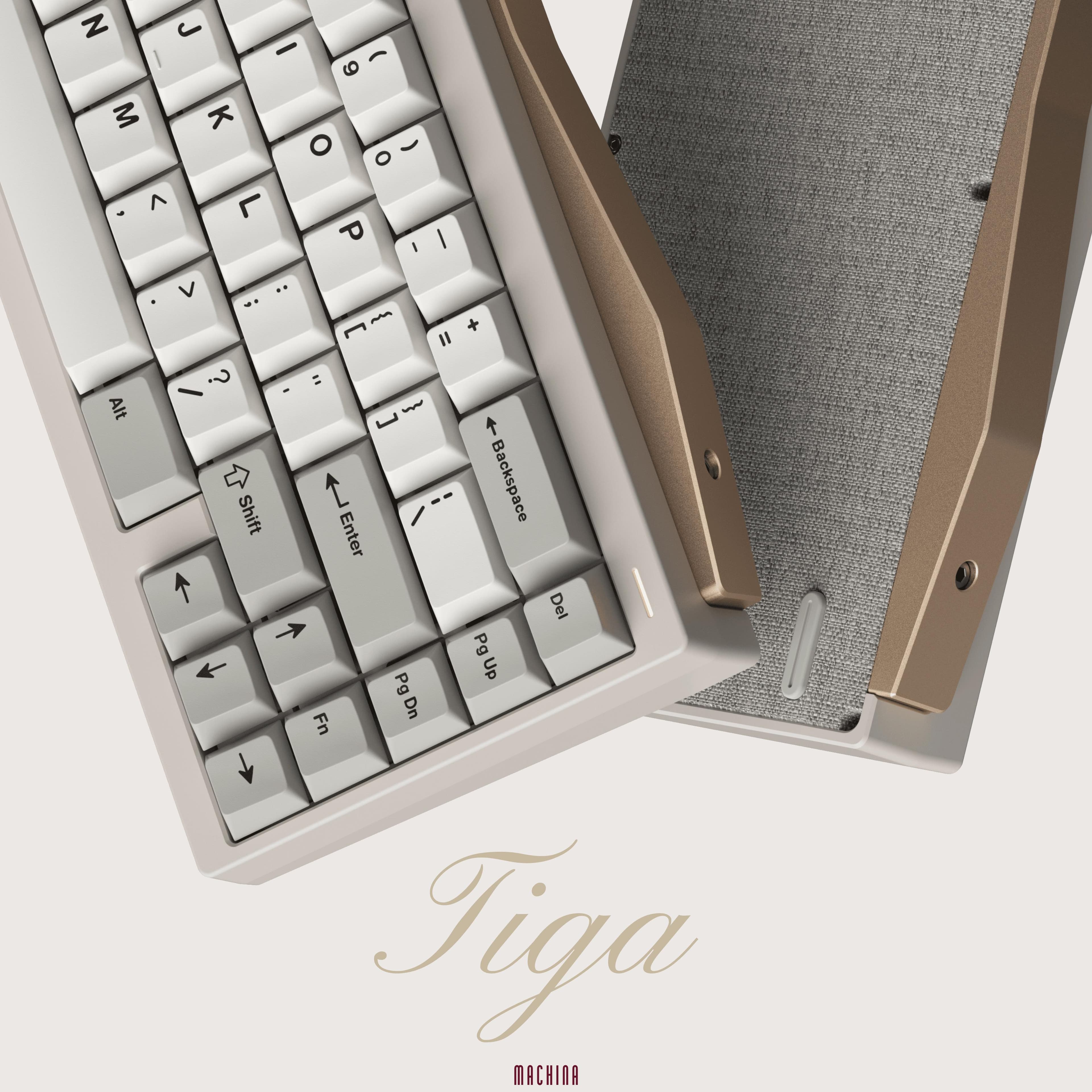 Tiga by Machina ||| Wireless HG board with wood, fabric and more