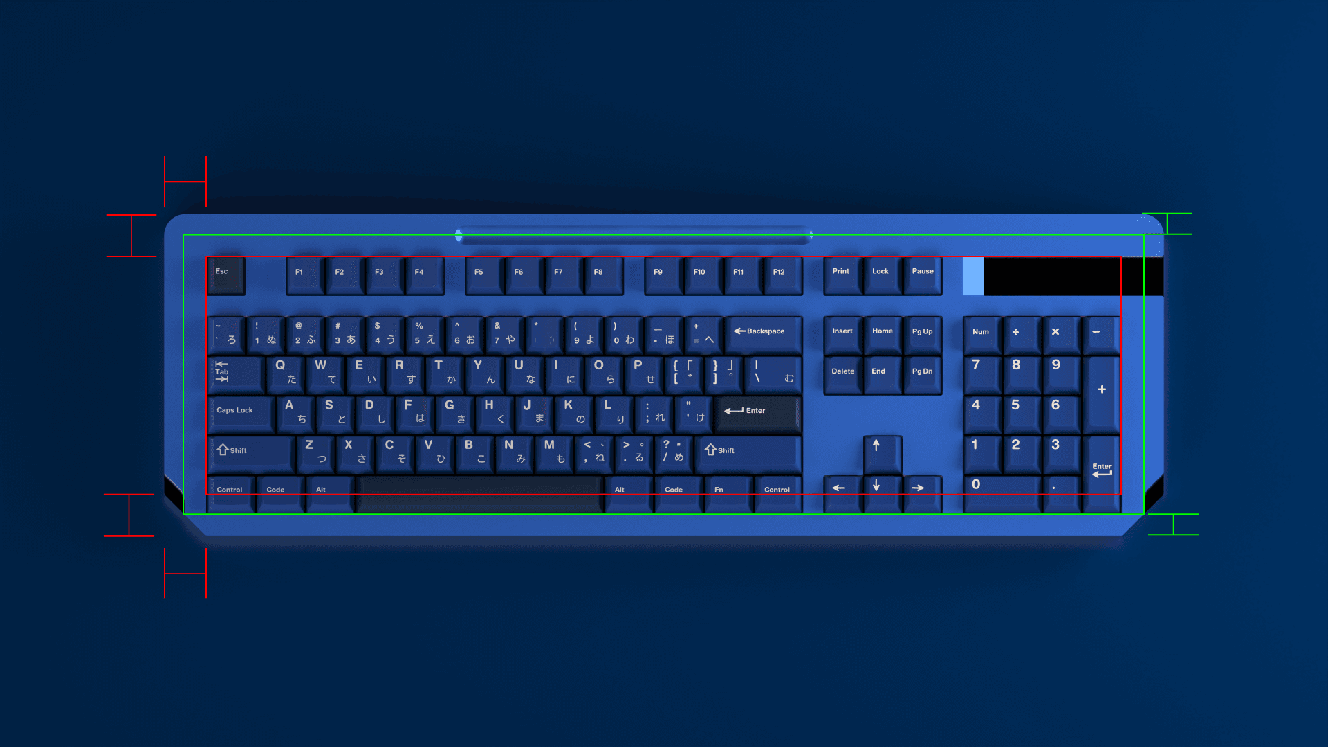 F100DGATE 100% Keyboard