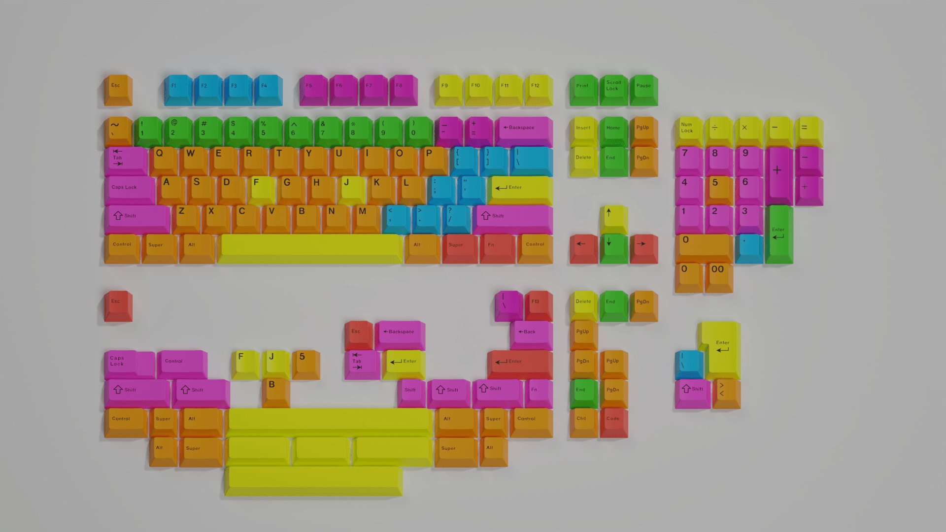 GMK CYL Highlight (Hi Licht) | Colours down to 5, novelty kit draft image 36