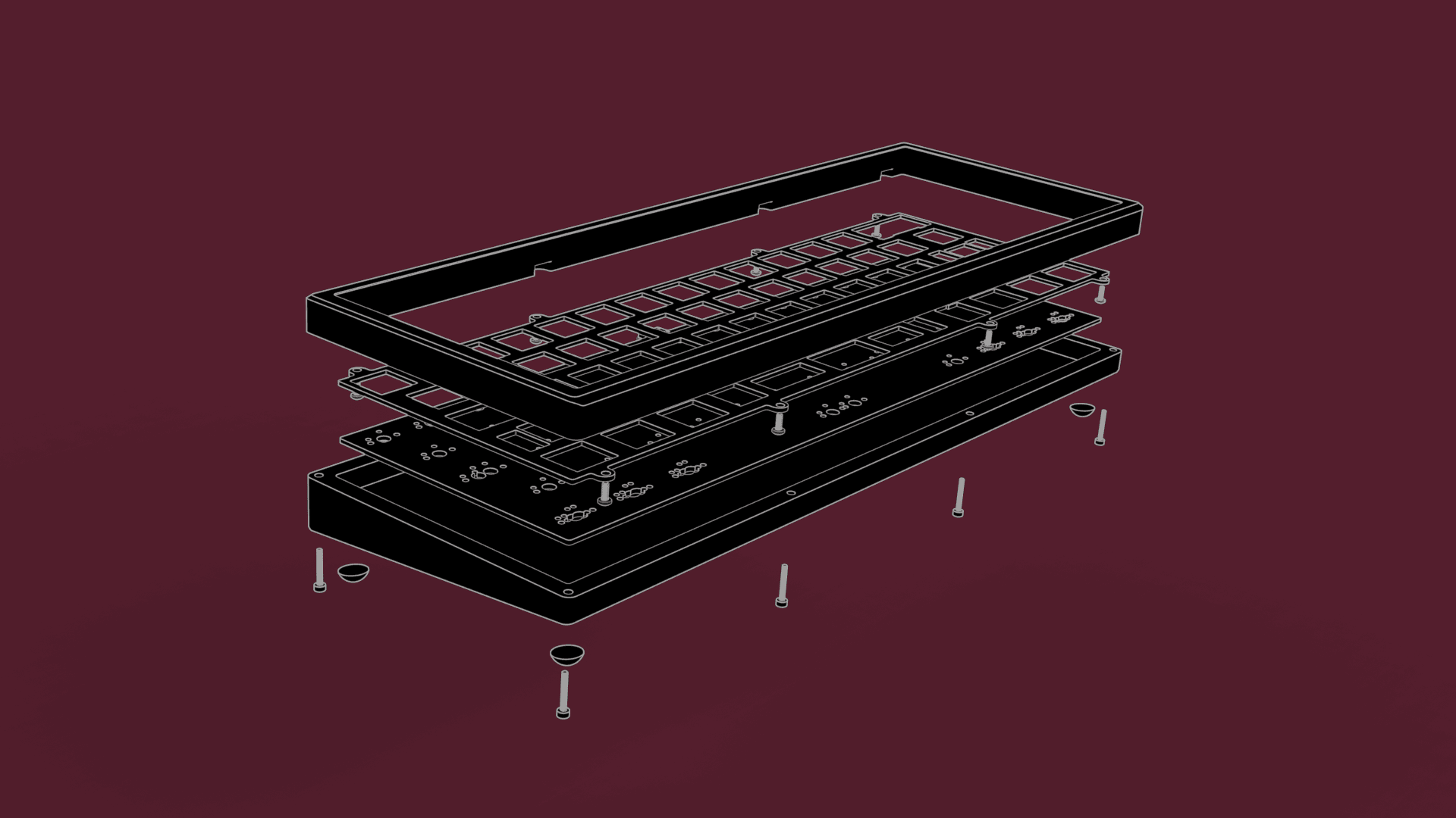 Novus 60 | Top Mount 60% Keyboard | LIVE image 4