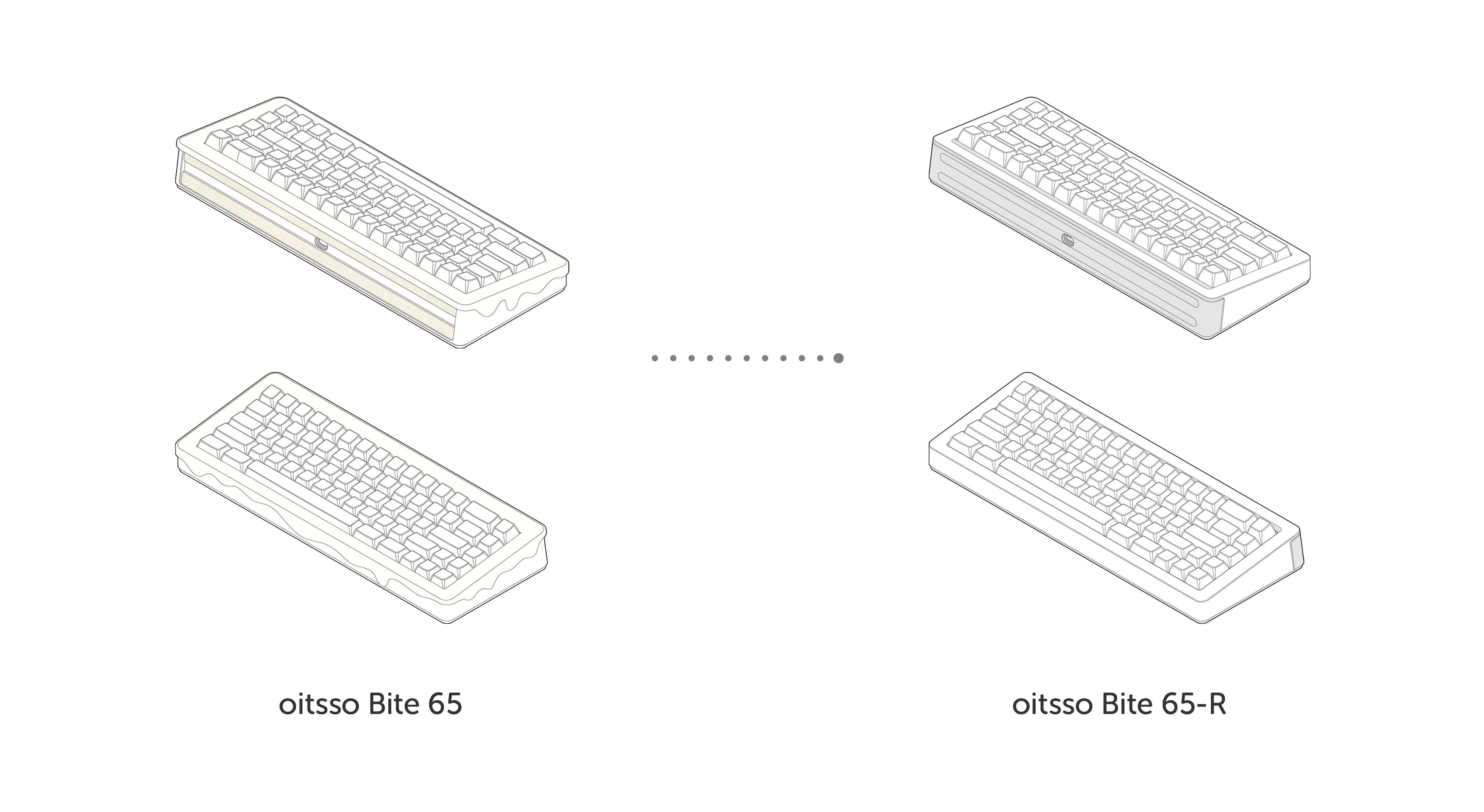 oitsso Bite65-R Keyboard & keycaps
