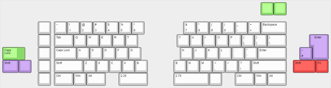 Boomerang - 8-degree split 60XT - UPDATE