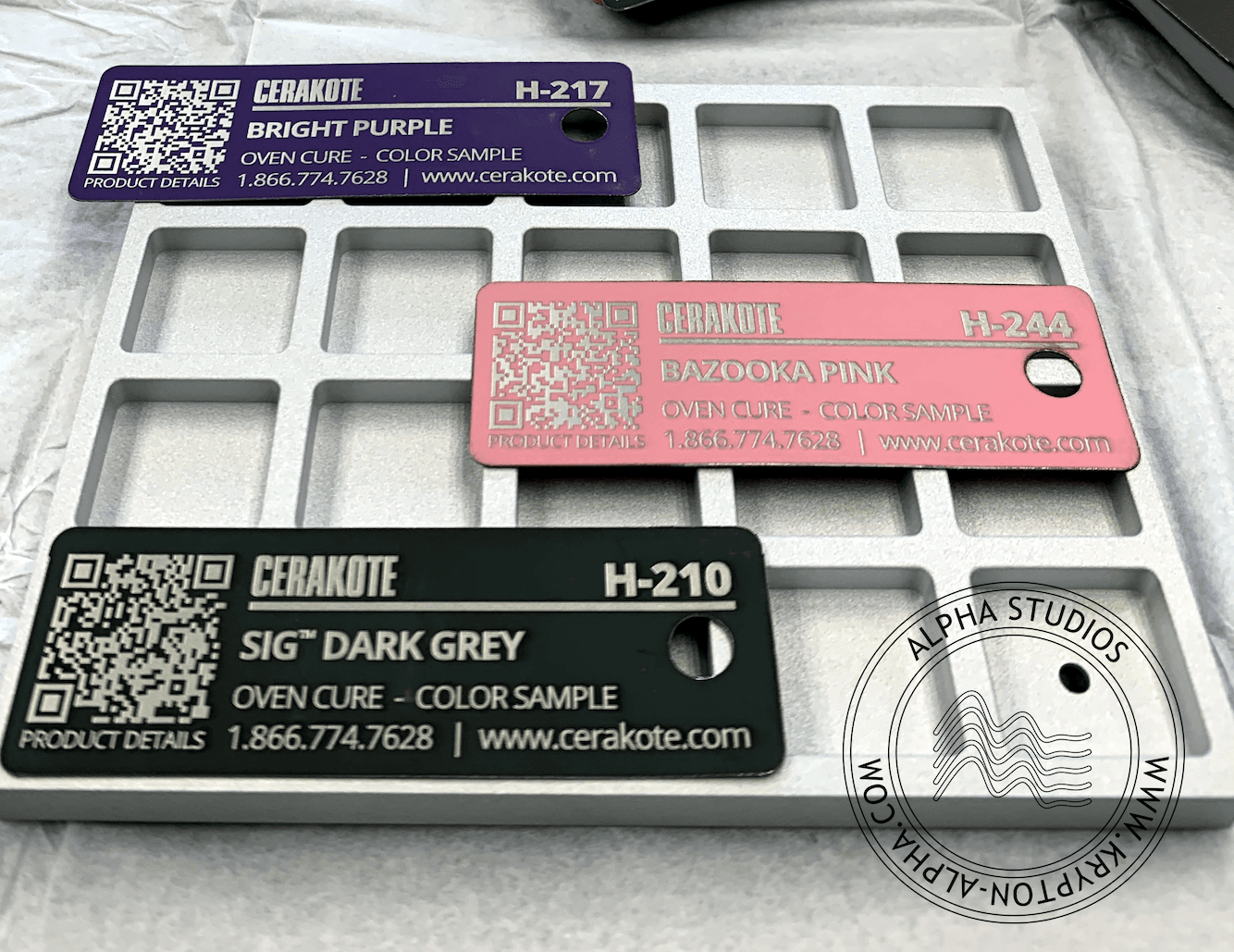 [Pre-Order] Krypton Alpha T19A Artisan Tray. Aluminium & Cerakote™ with Badge image 18