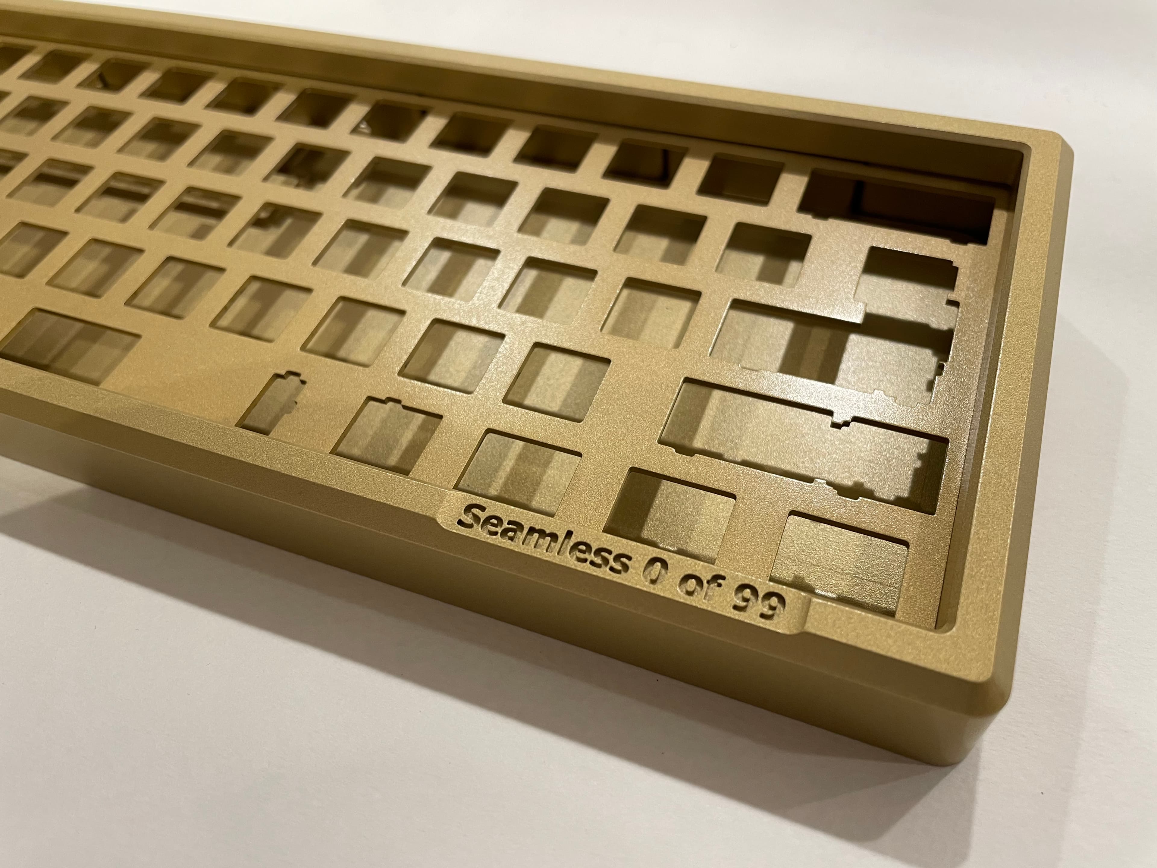 SeamLess 60% - a solid brass keyboard image 12